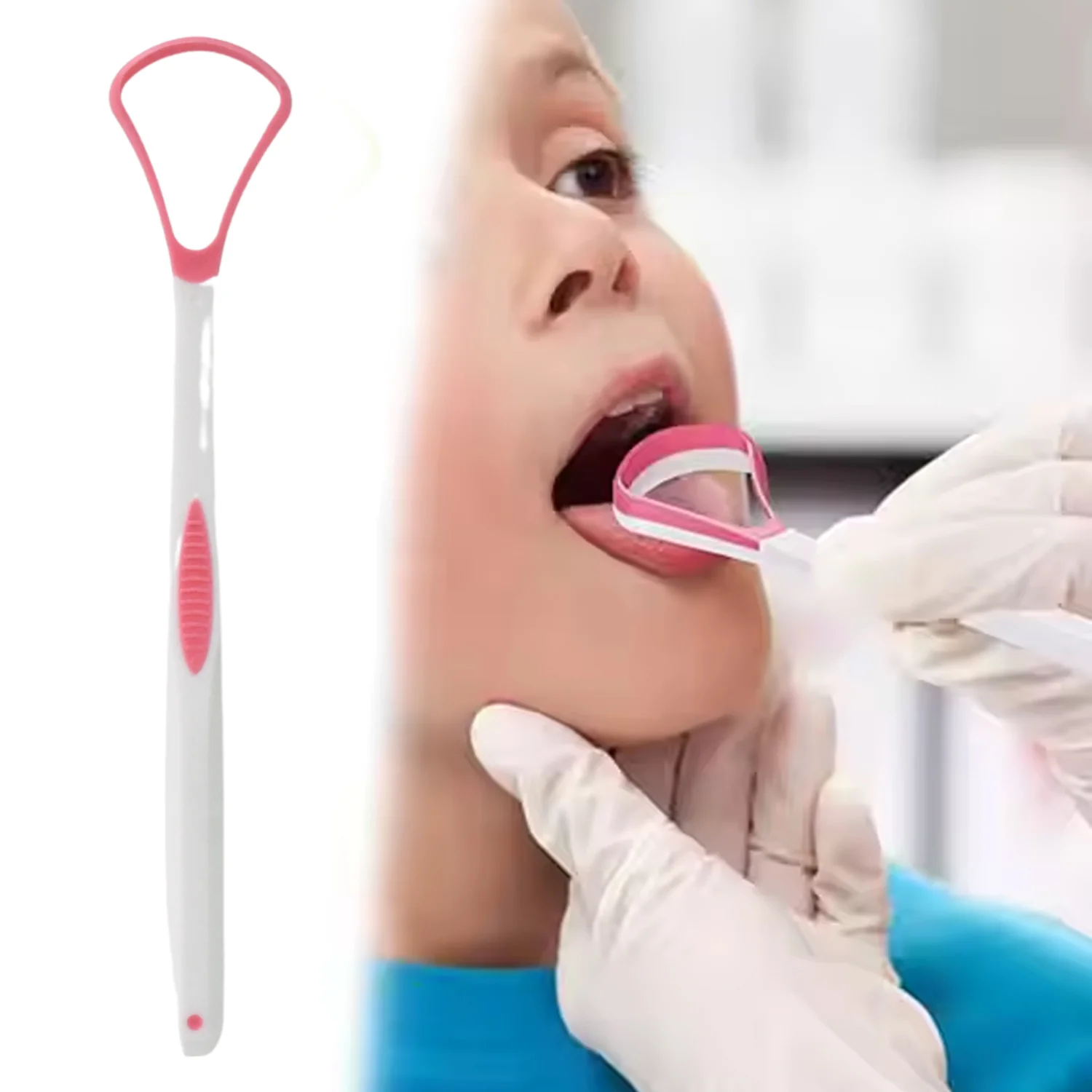 Tongue Cleaner Oral Tongue Cleaner Brush Scraper (1 Pc) - Image 3