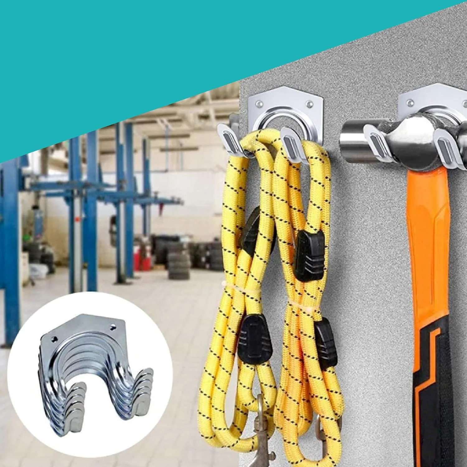 Heavy Duty Tool Hanger Hooks ( 5 Pcs Set ) - Image 3