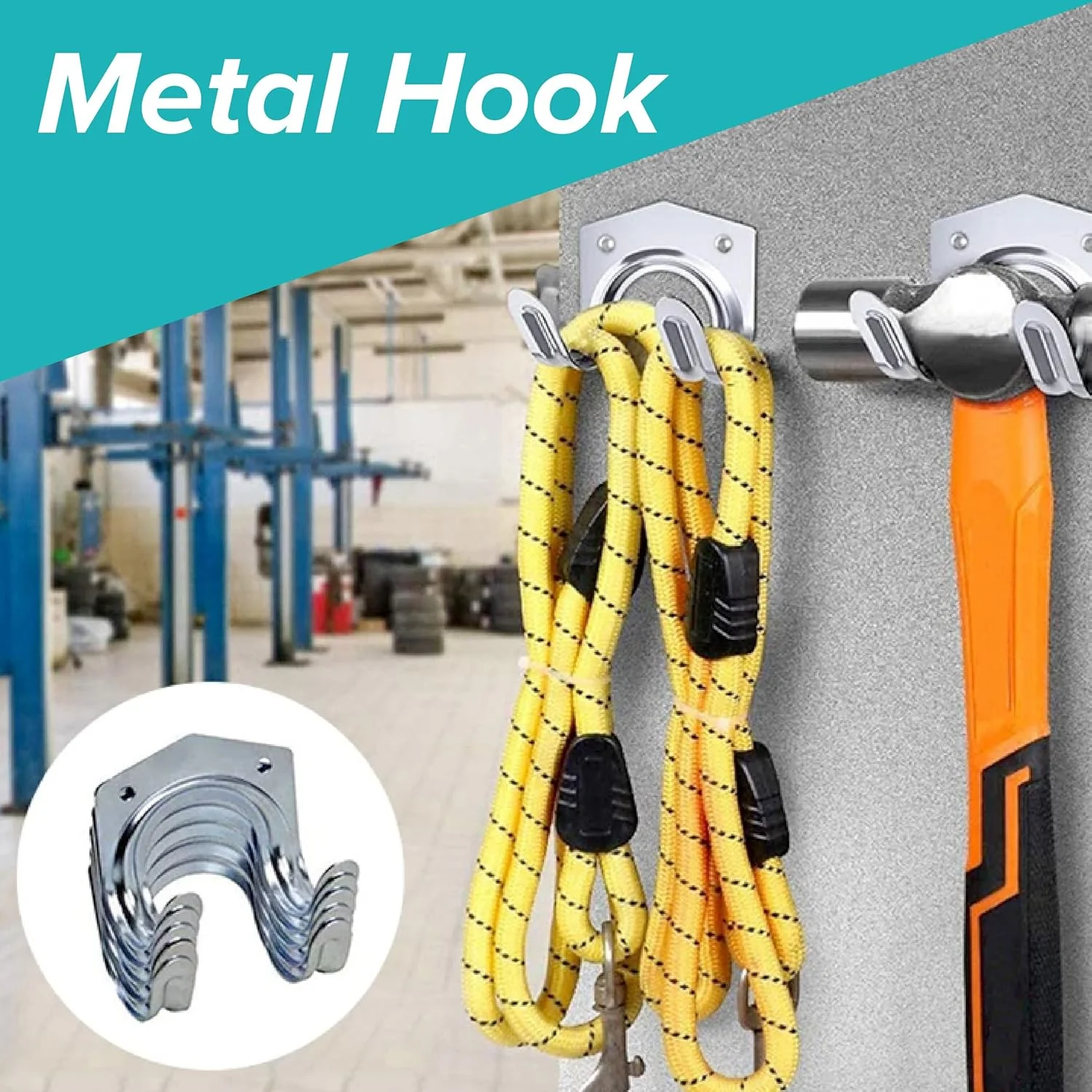 Heavy Duty Tool Hanger Hooks ( 5 Pcs Set ) - Image 6