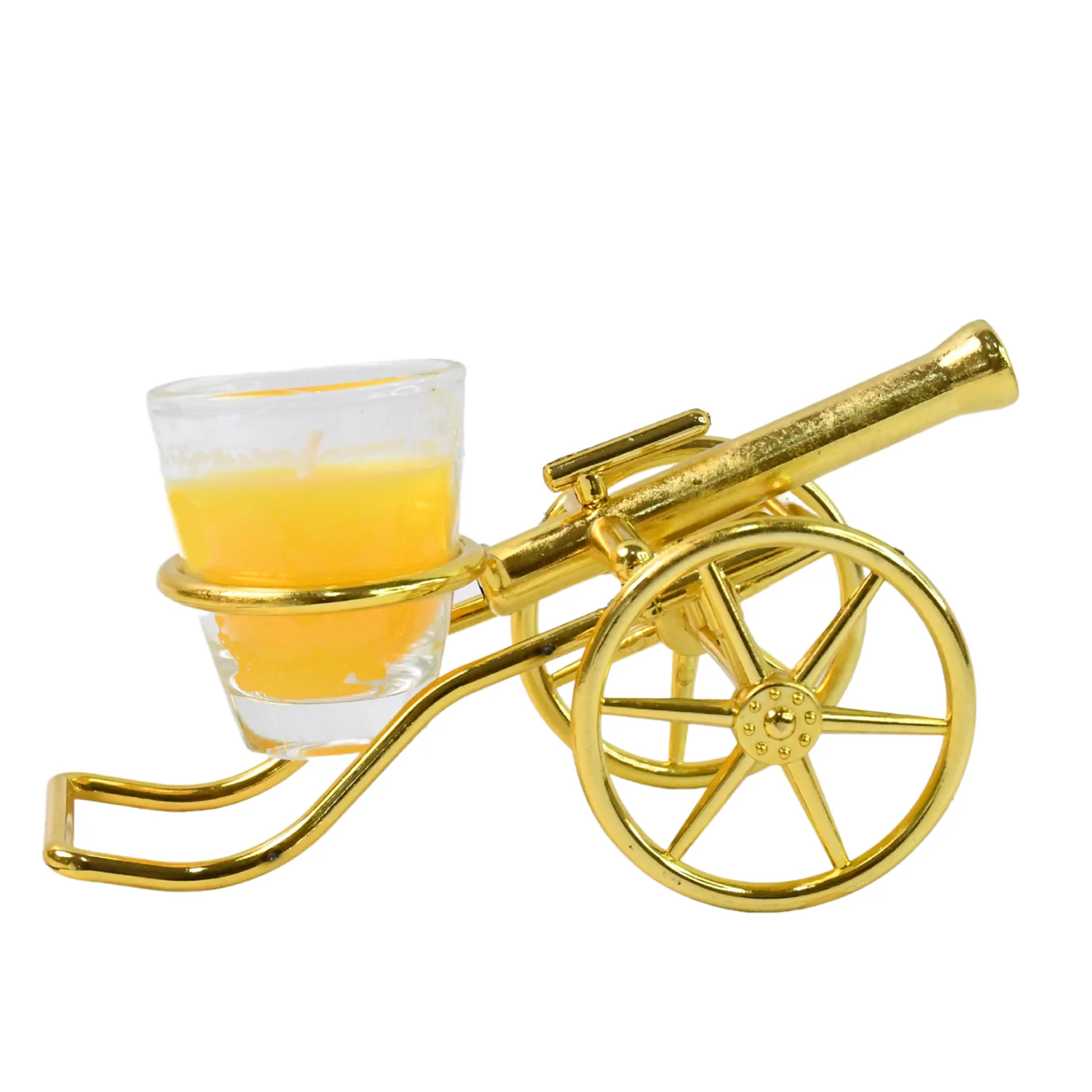 Top Cannon Tealight Holder / Candle Holder, Diwali (1 Pc) - Image 5