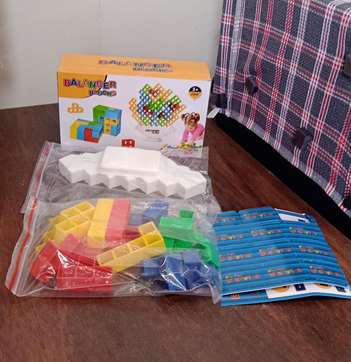 3D Tower Game, Tower Balance Game (16 Pcs Set) - Image 7