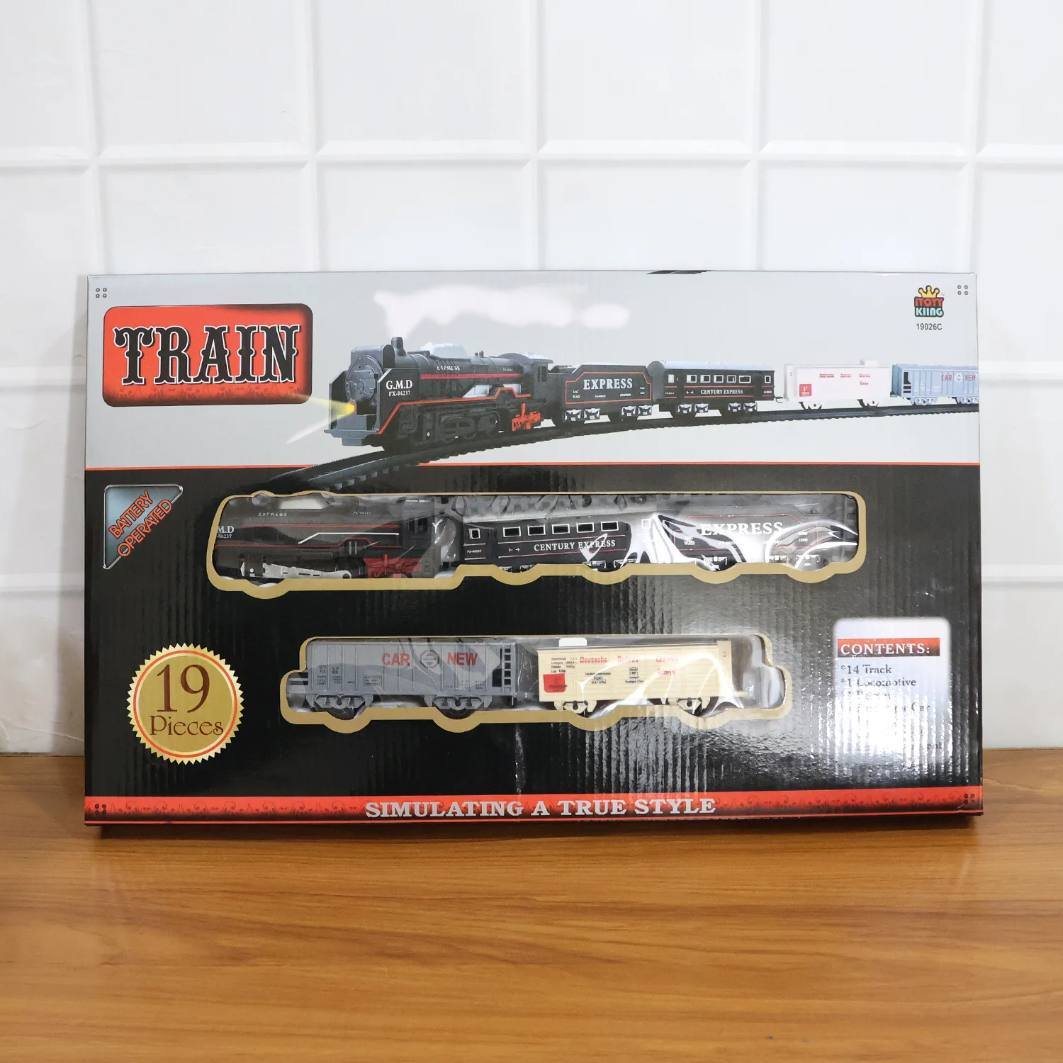 Toy Train Set for Kids, Battery Operated Train with Track Set - Image 8