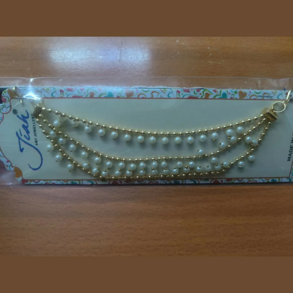 Traditional 3 Line Pearl Drop Kaan Chain - Image 4