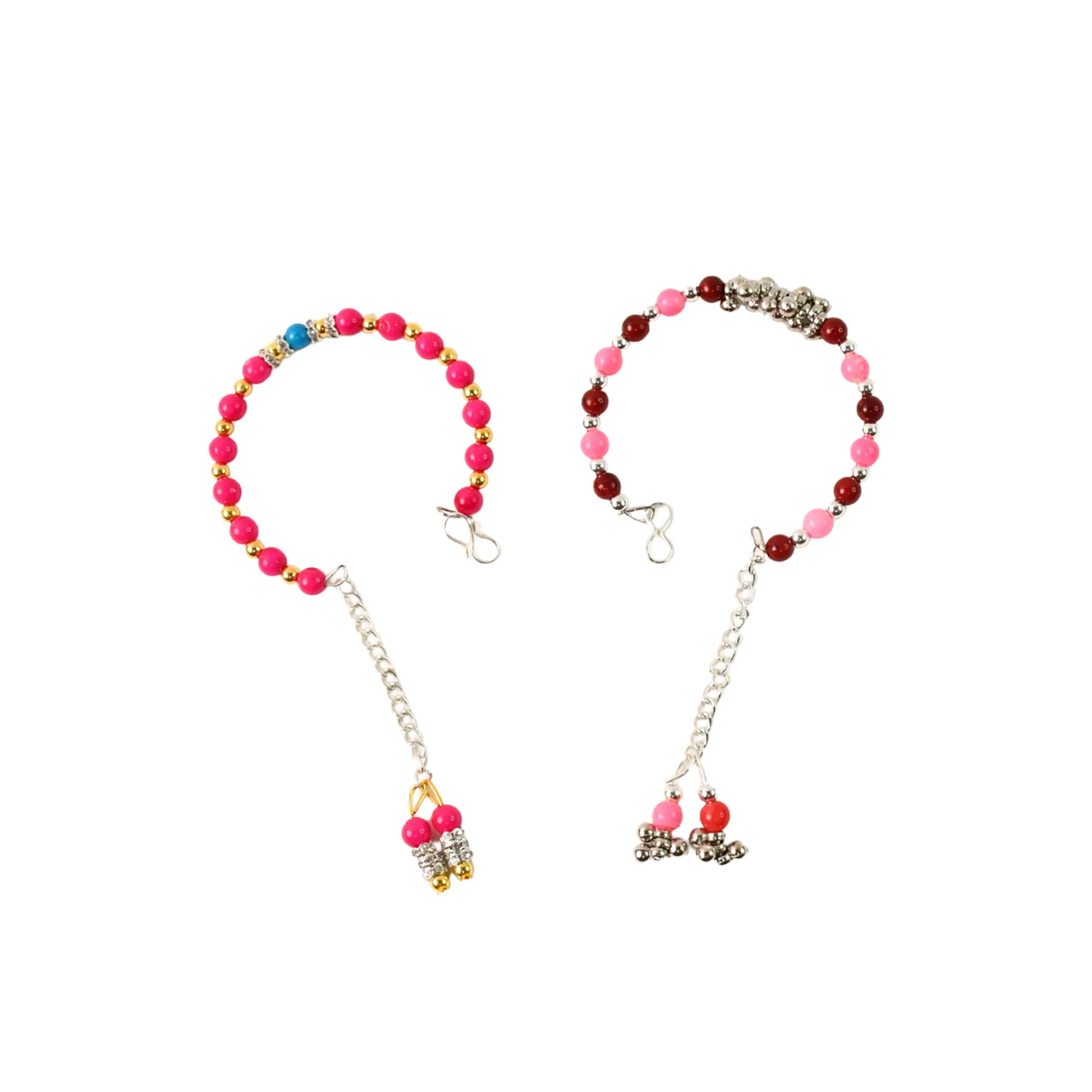 Traditional and Trendy Beaded Bracelet with Adjustable Chain (1 Pc) - Image 5