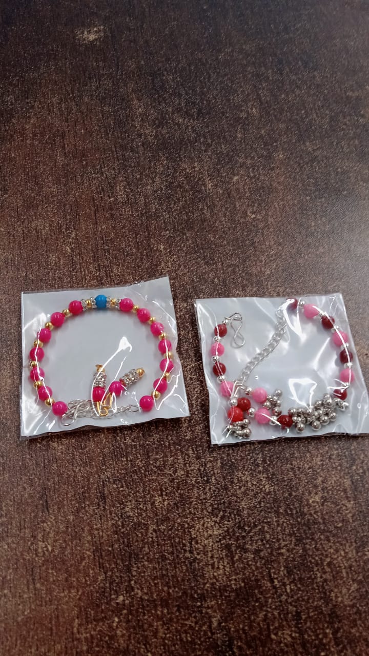 Traditional and Trendy Beaded Bracelet with Adjustable Chain (1 Pc) - Image 8