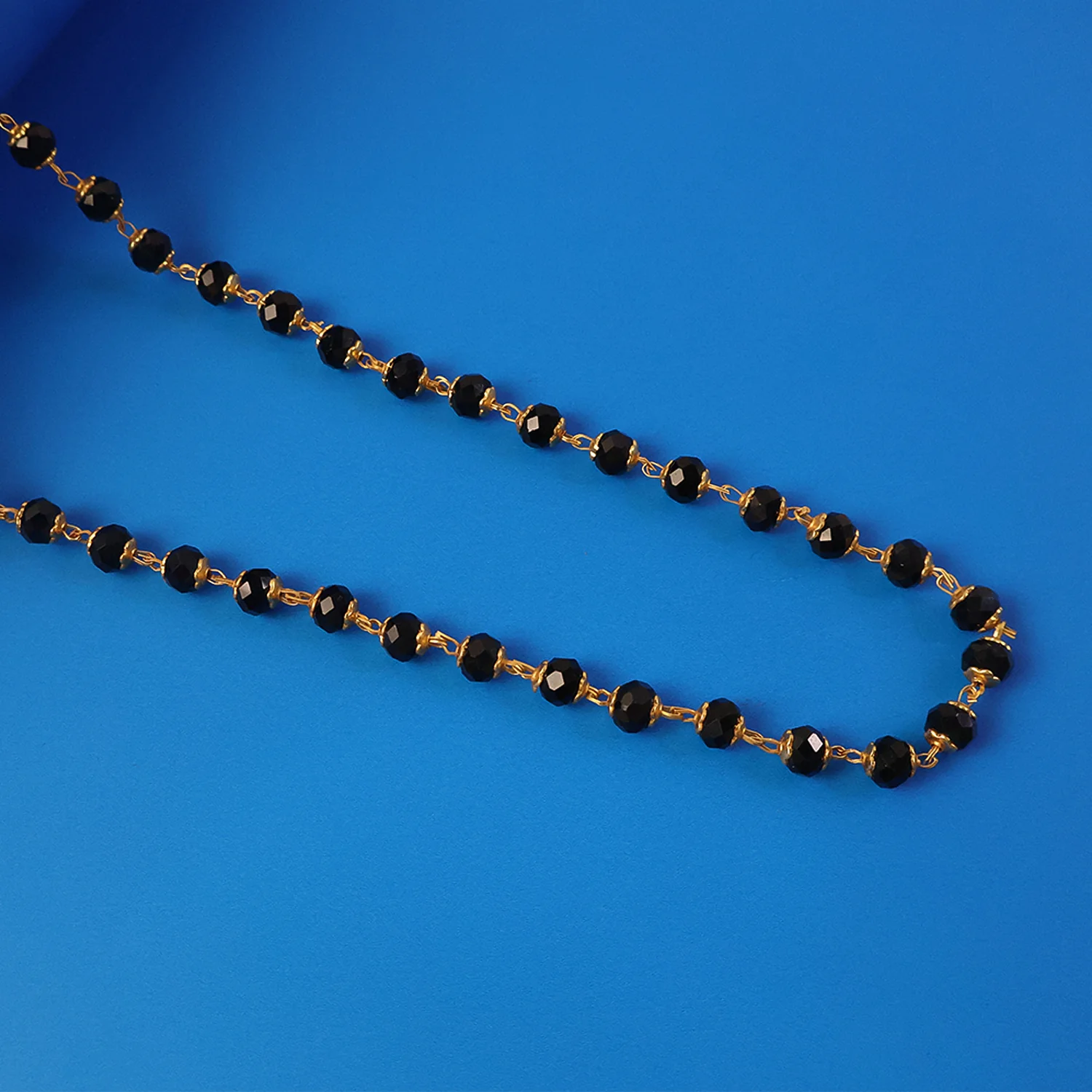 Traditional Black Beads Mangalsutra Style Necklace for Women (1 pc) - Image 4