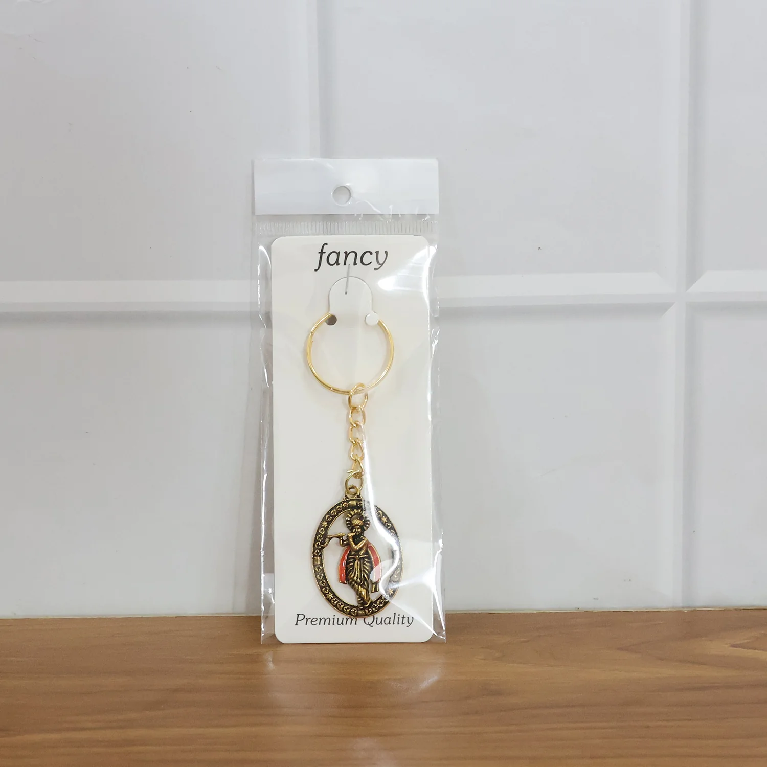 Metal Traditional Decorative Lord Krishna Keychain (1 Pc) - Image 7