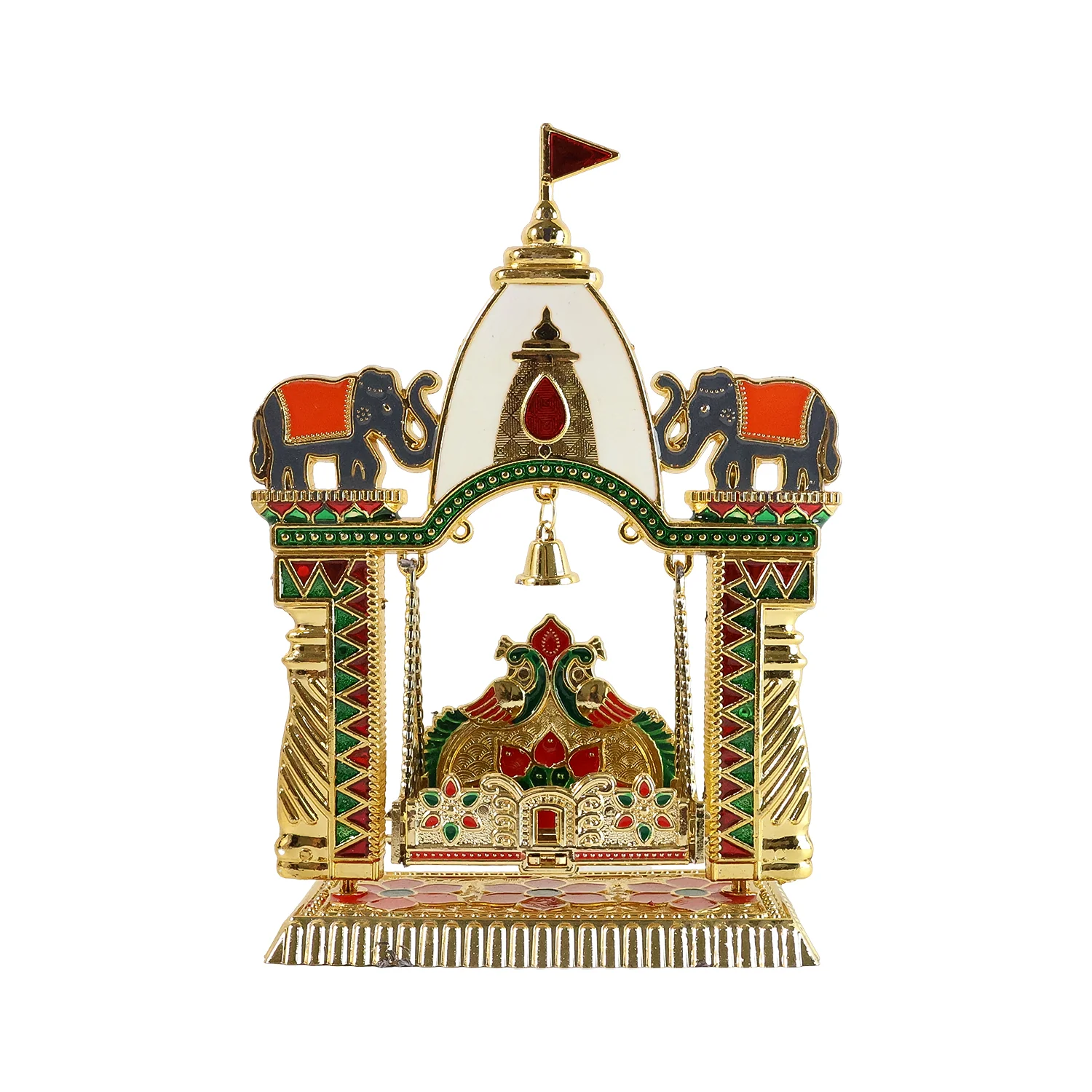 Traditional Decorative Pooja Jhula Mandir (1 Pc) - Image 5