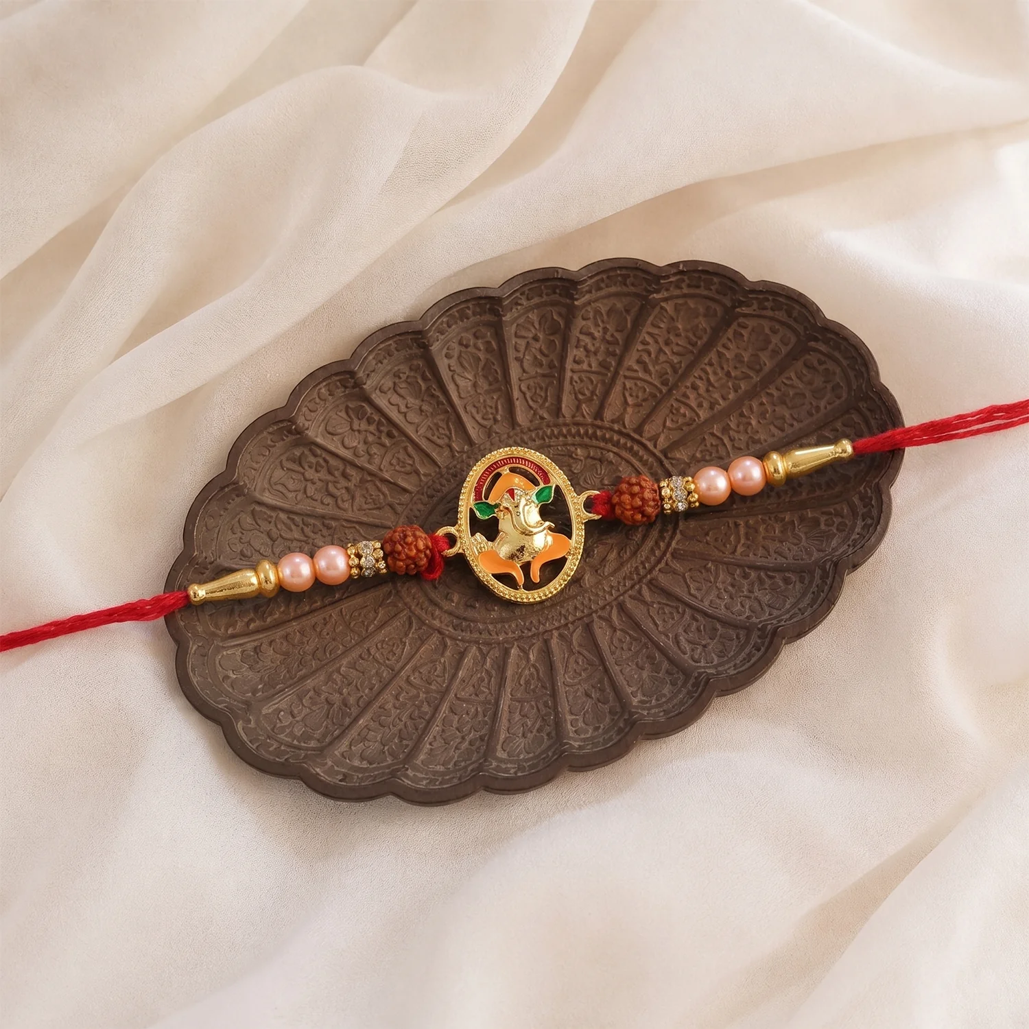 Traditional Ganesha Design Rakhi (1 Pc)