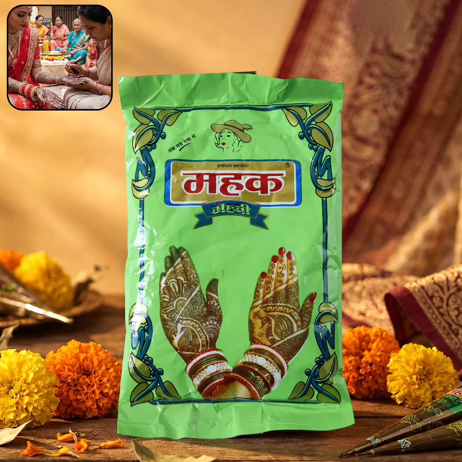 Traditional Herbal Mehndi Powder ( 80 Gram Pack) - Image 7