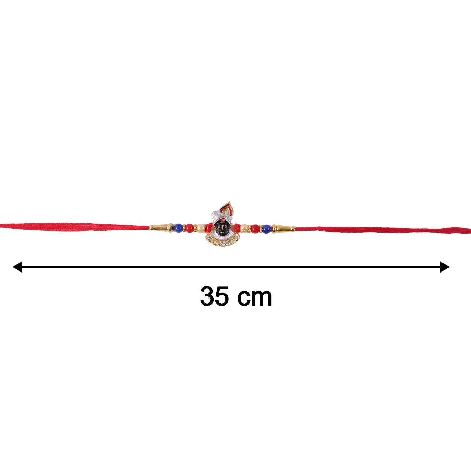 Traditional Krishna Design Rakhi (1 Pc) - Image 7