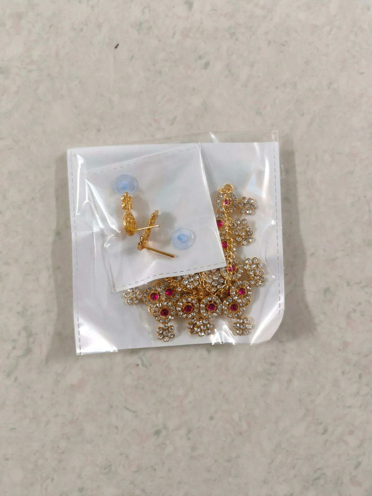 Traditional Kundan & Pearl Peacock Choker Necklace Set - Image 5