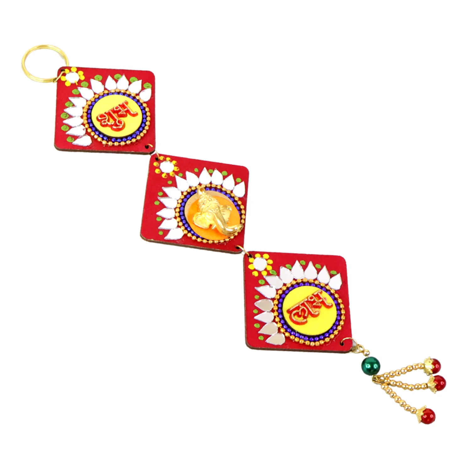 Traditional Labh Shubh Decorative Wall Hanging (1 Pc) - Image 5