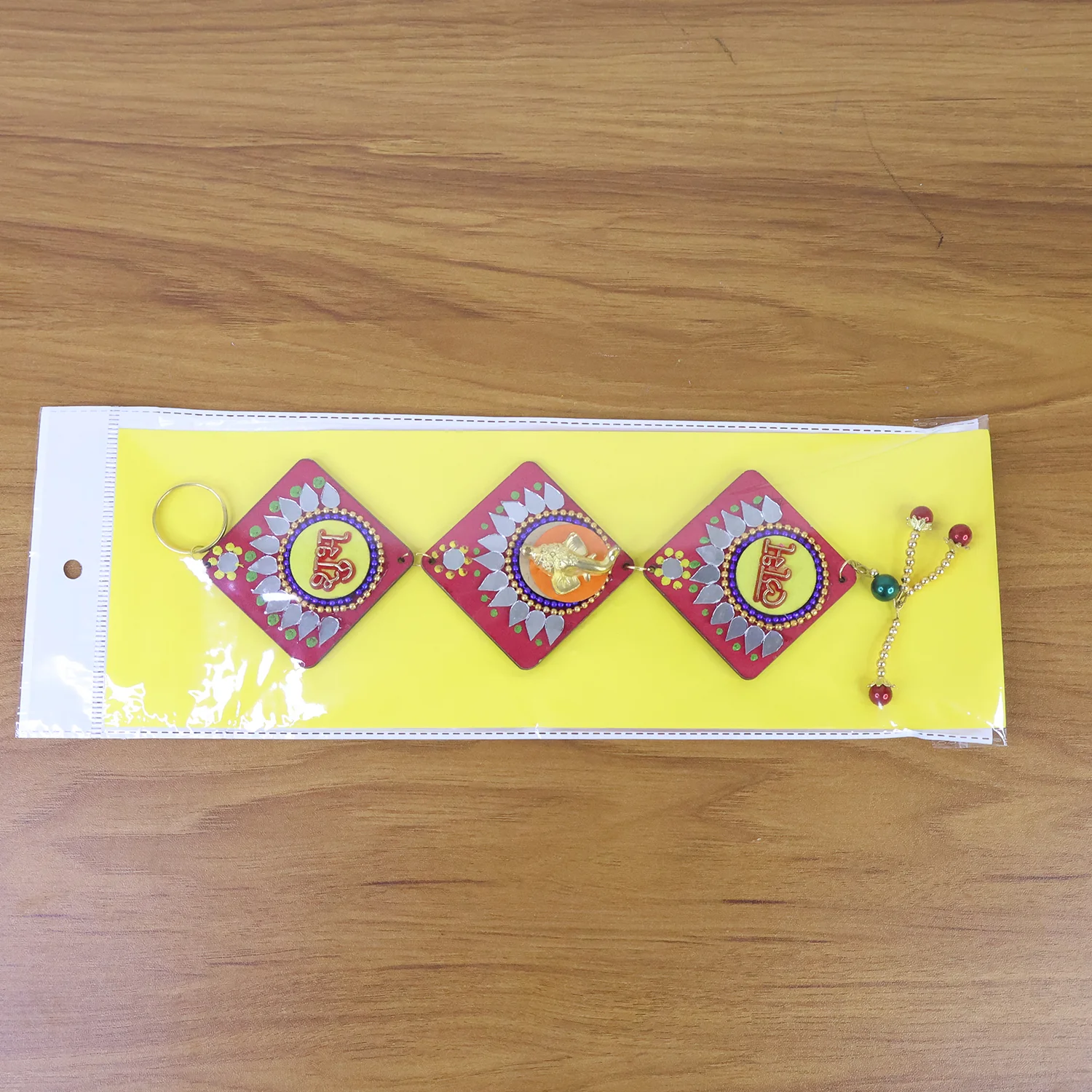 Traditional Labh Shubh Decorative Wall Hanging (1 Pc) - Image 7