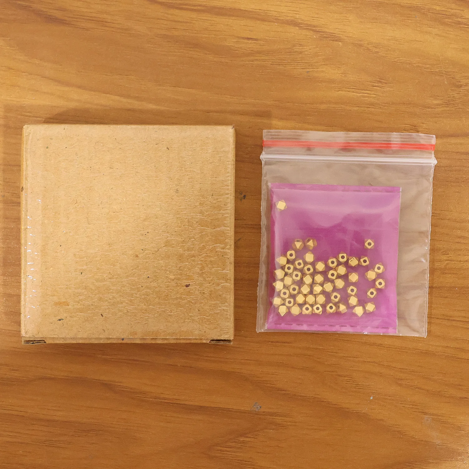 Gold-Plated Hexagon Spacer Beads for Jewelry Making – Diamond Cut Design (Pack of 50) - Image 10