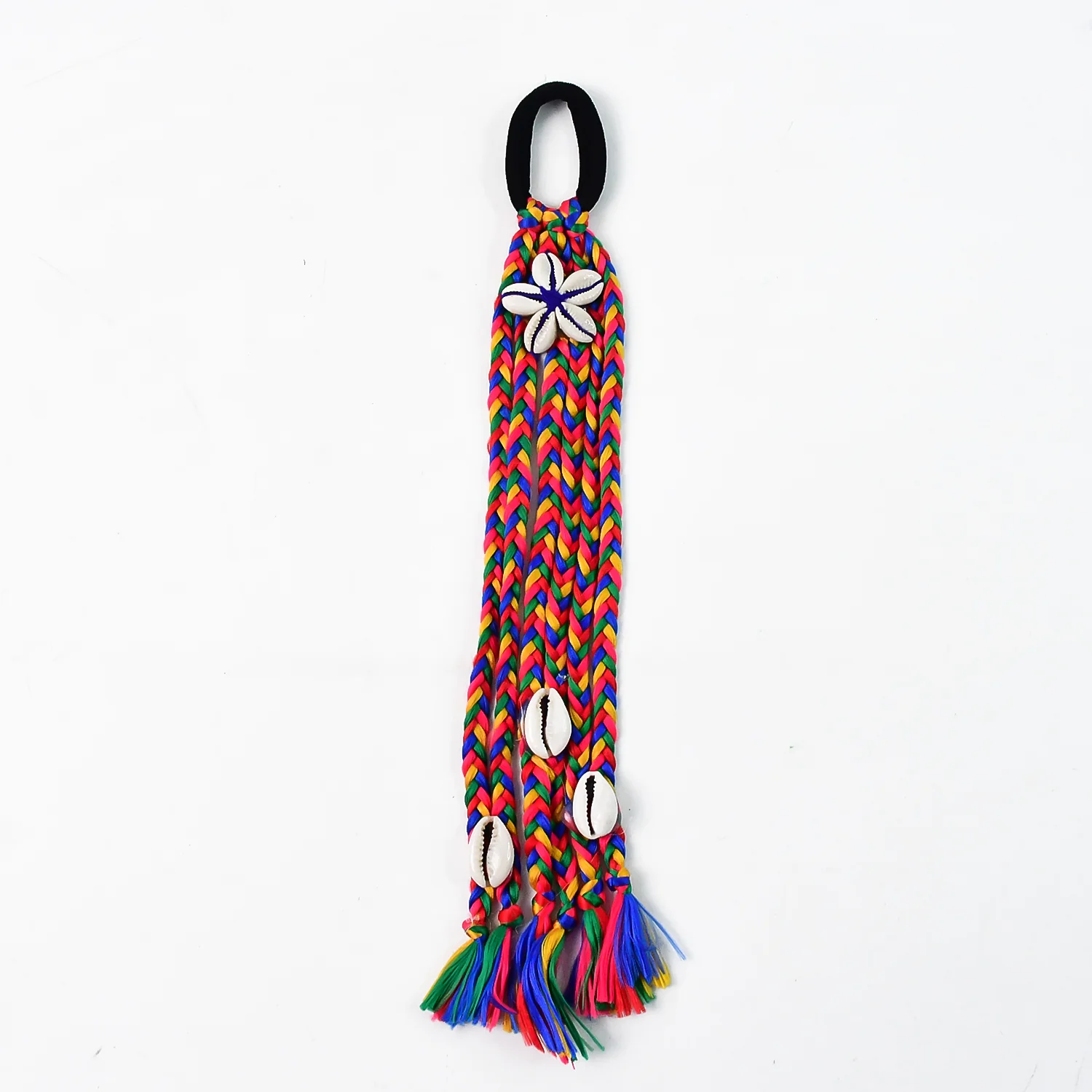 Traditional Multicolor Braided Hair Accessory Stylish Kodi String Bow (1 Pc) - Image 5
