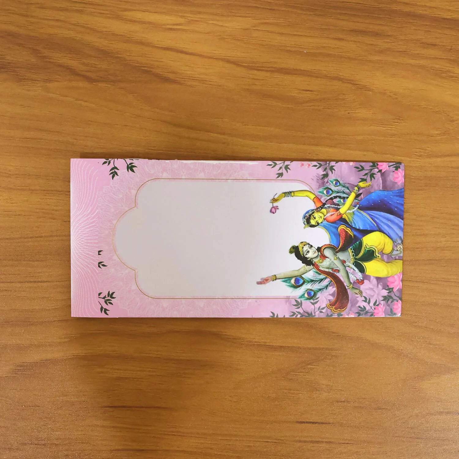 Traditional Radha Krishna Wedding Shagun Money Envelope Pack of 10 Pieces - Image 7