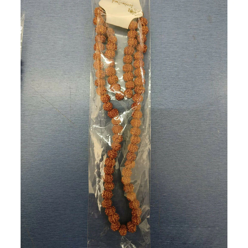 Traditional Rudraksha Mala with Matching Bracelet Combo - Image 5
