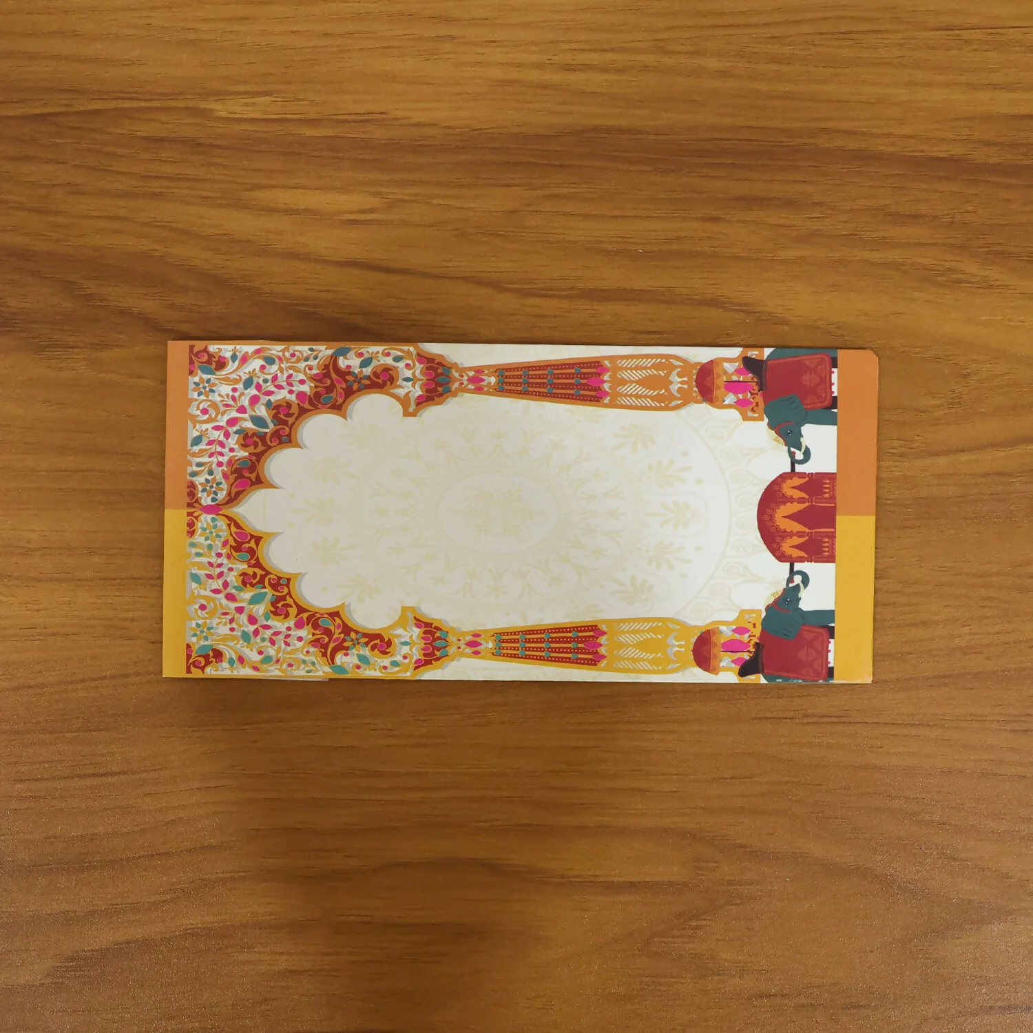 Traditional Wedding Shagun Money Envelope Elephant Design Pack of 10 Pieces - Image 7