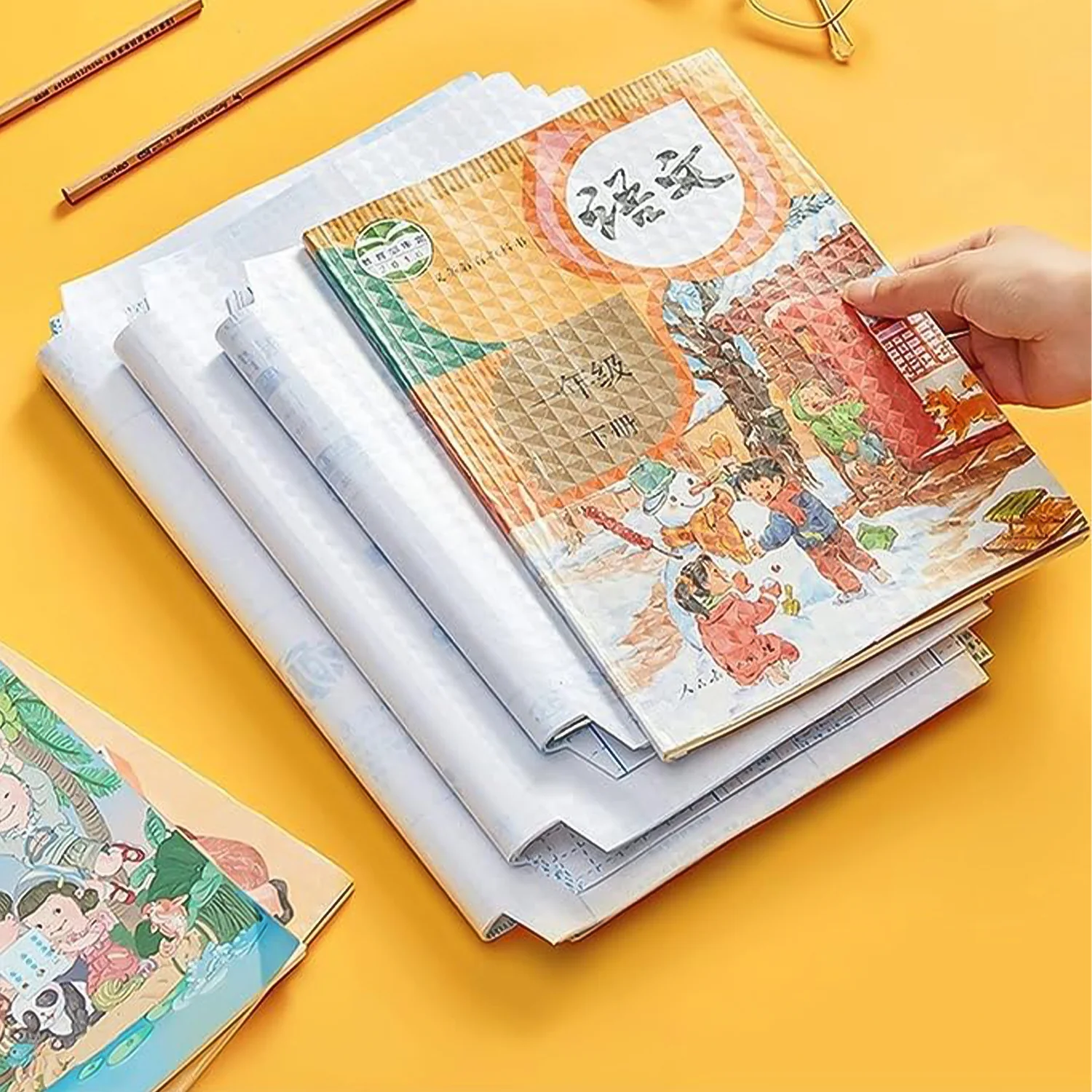 Transparent Book Cover (10 Pcs Set / 47x37cm) - Image 6