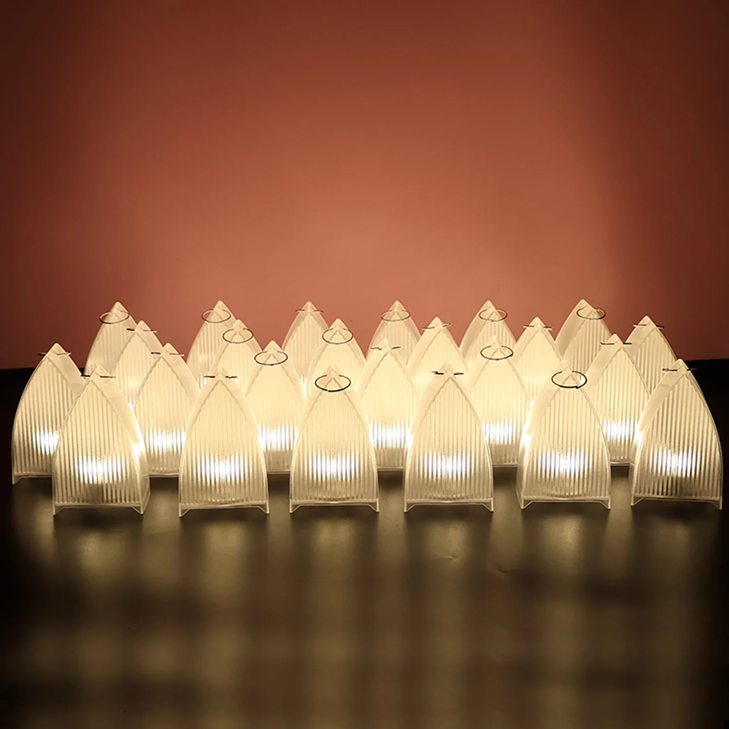 Transparent Decorative LED Candle Lights (24 Pc) - Image 4