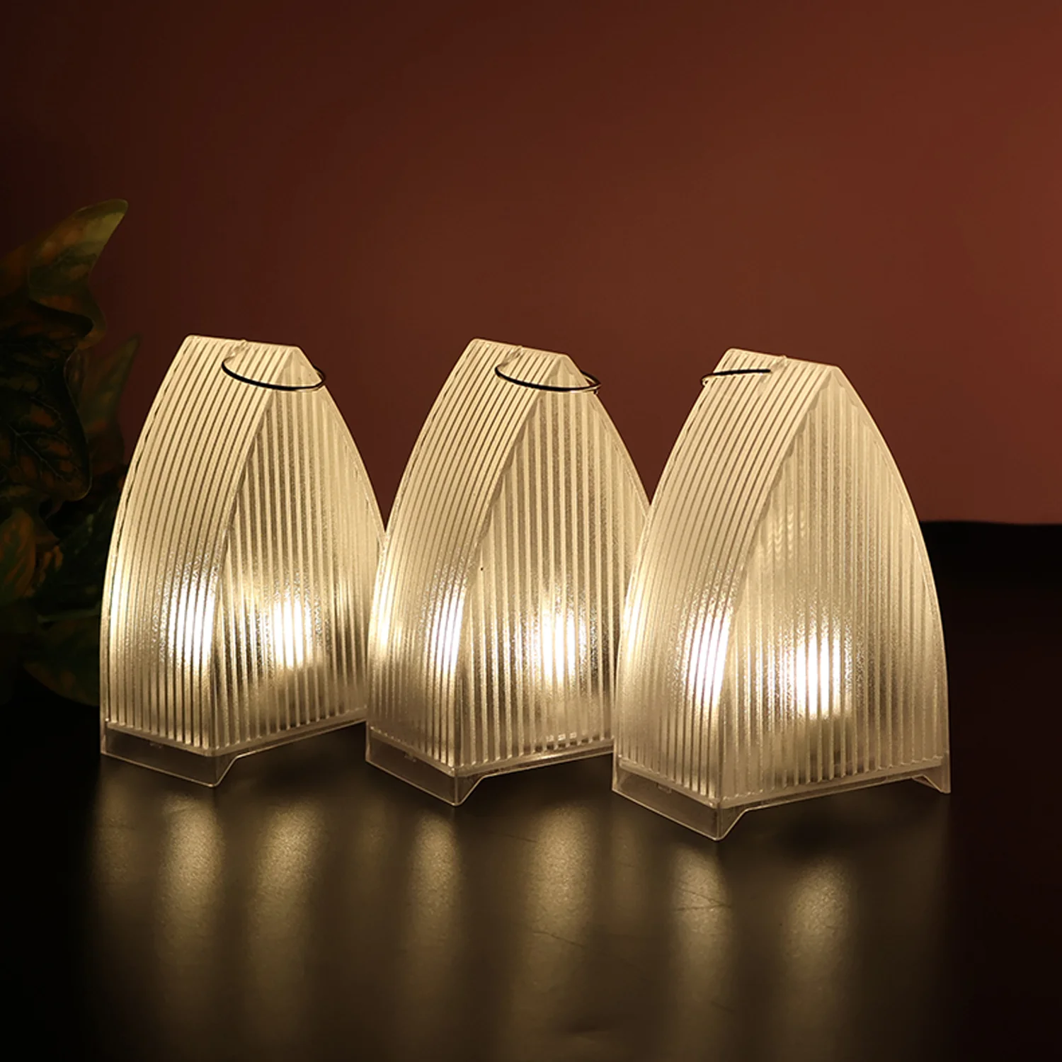 Transparent Decorative LED Candle Lights (24 Pc) - Image 8