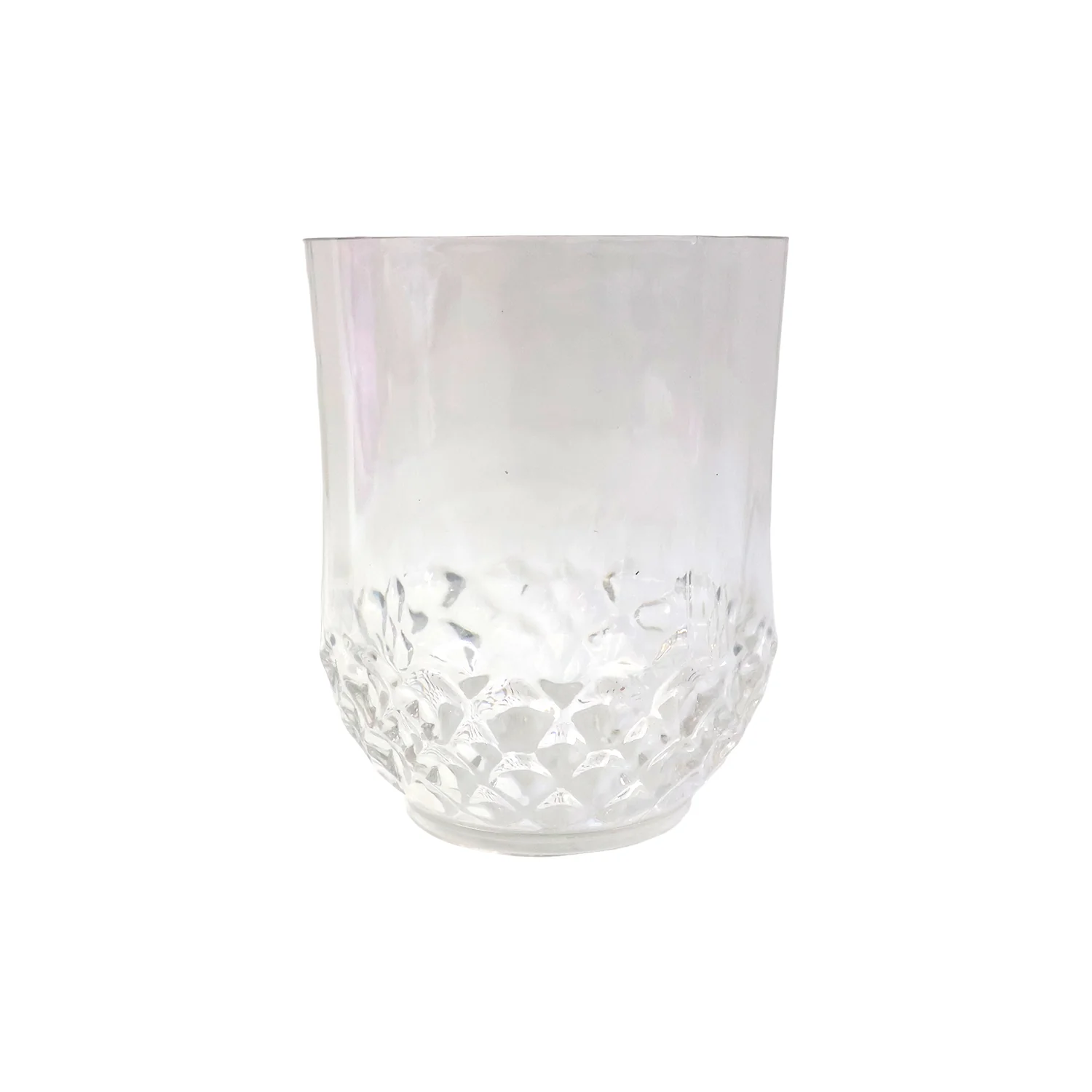 Transparent Diamond-Pattern Drinking Glass Set (6 Pc Set) - Image 5