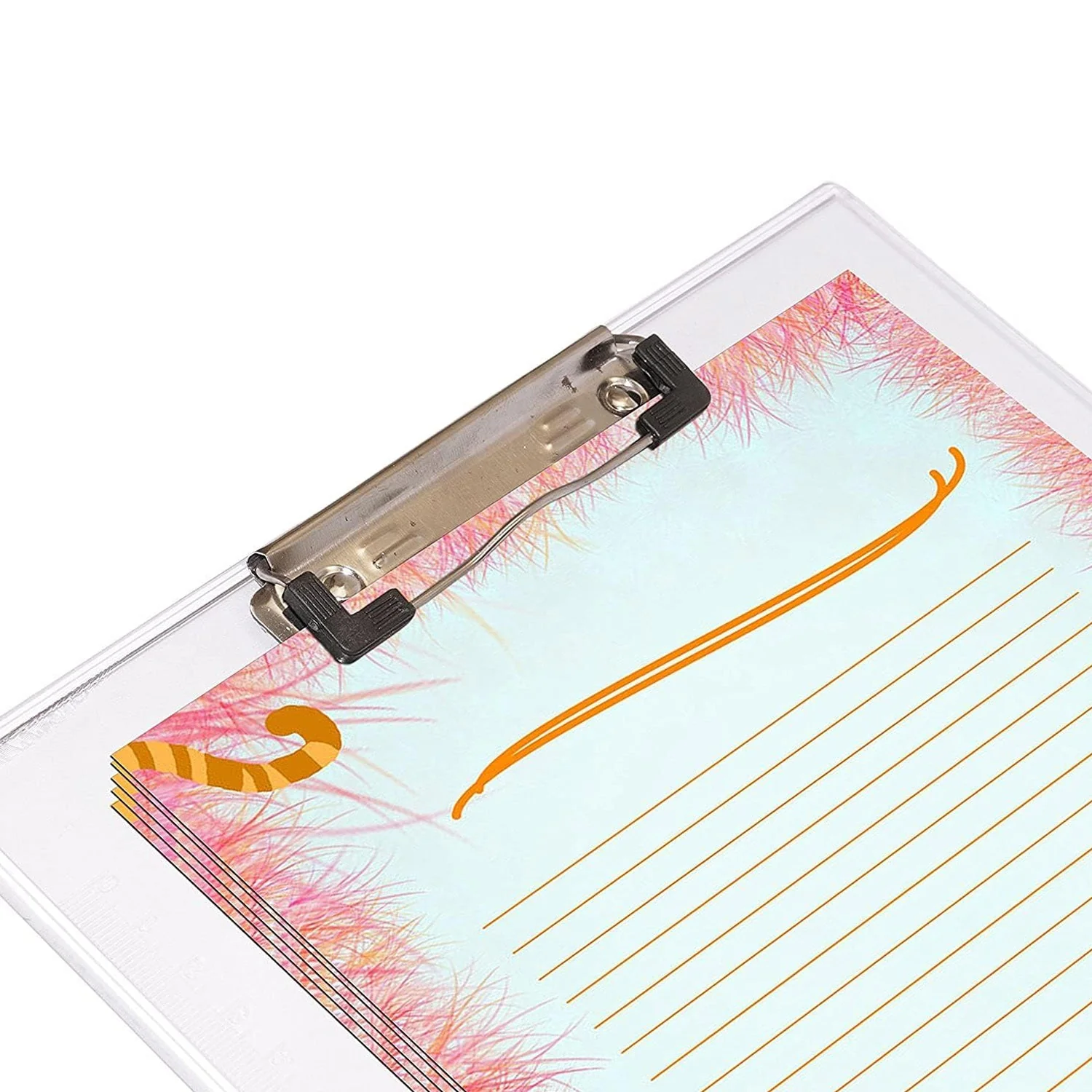 Transparent Premium Exam Pad with Centimeter Measuring Side for Students - Image 3