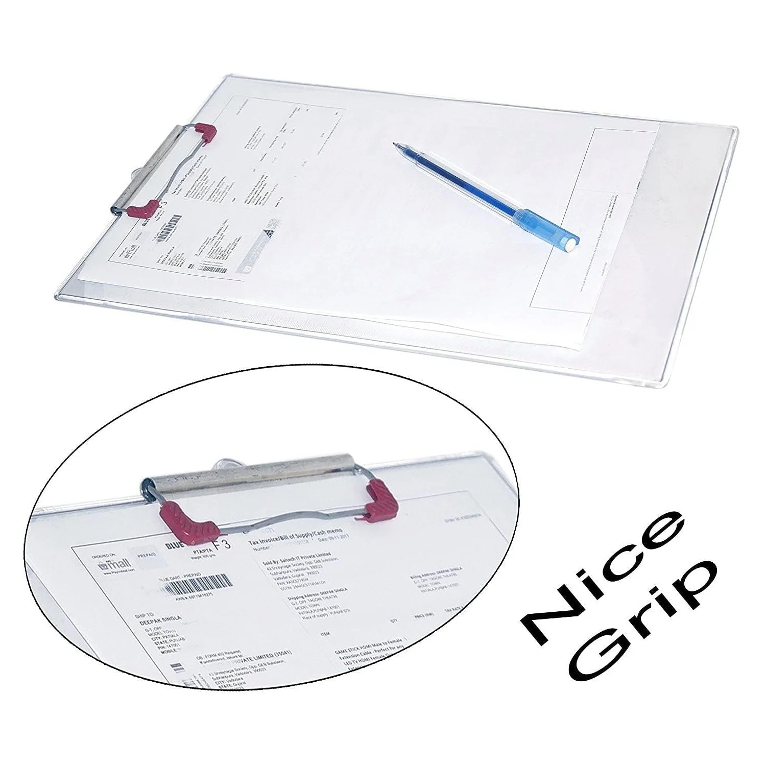 Transparent Premium Exam Pad with Centimeter Measuring Side for Students - Image 8
