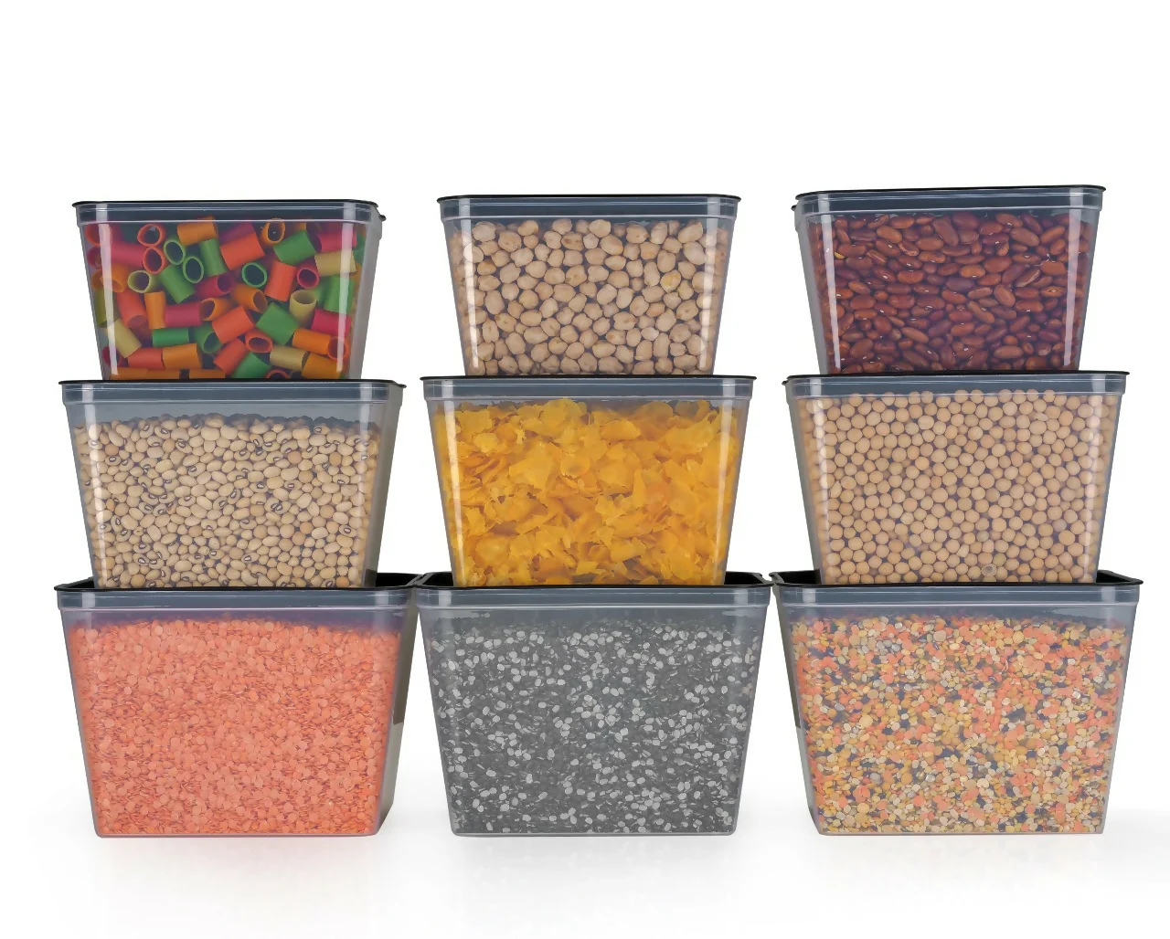 Transparent Food Storage box Pack of 6 - Image 4