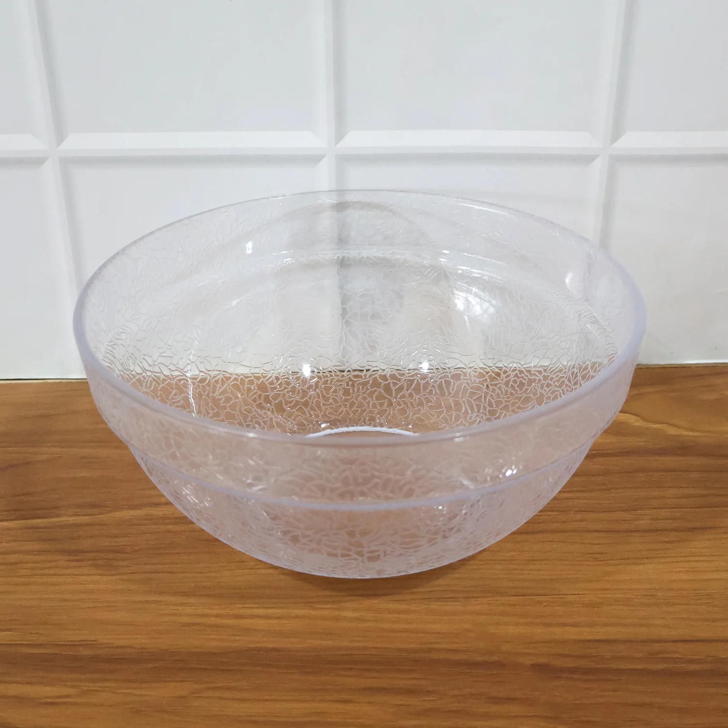 Transparent Idli Mixing & Serving Bowl | Textured Plastic Kitchen Bowl (1 Pc) - Image 8