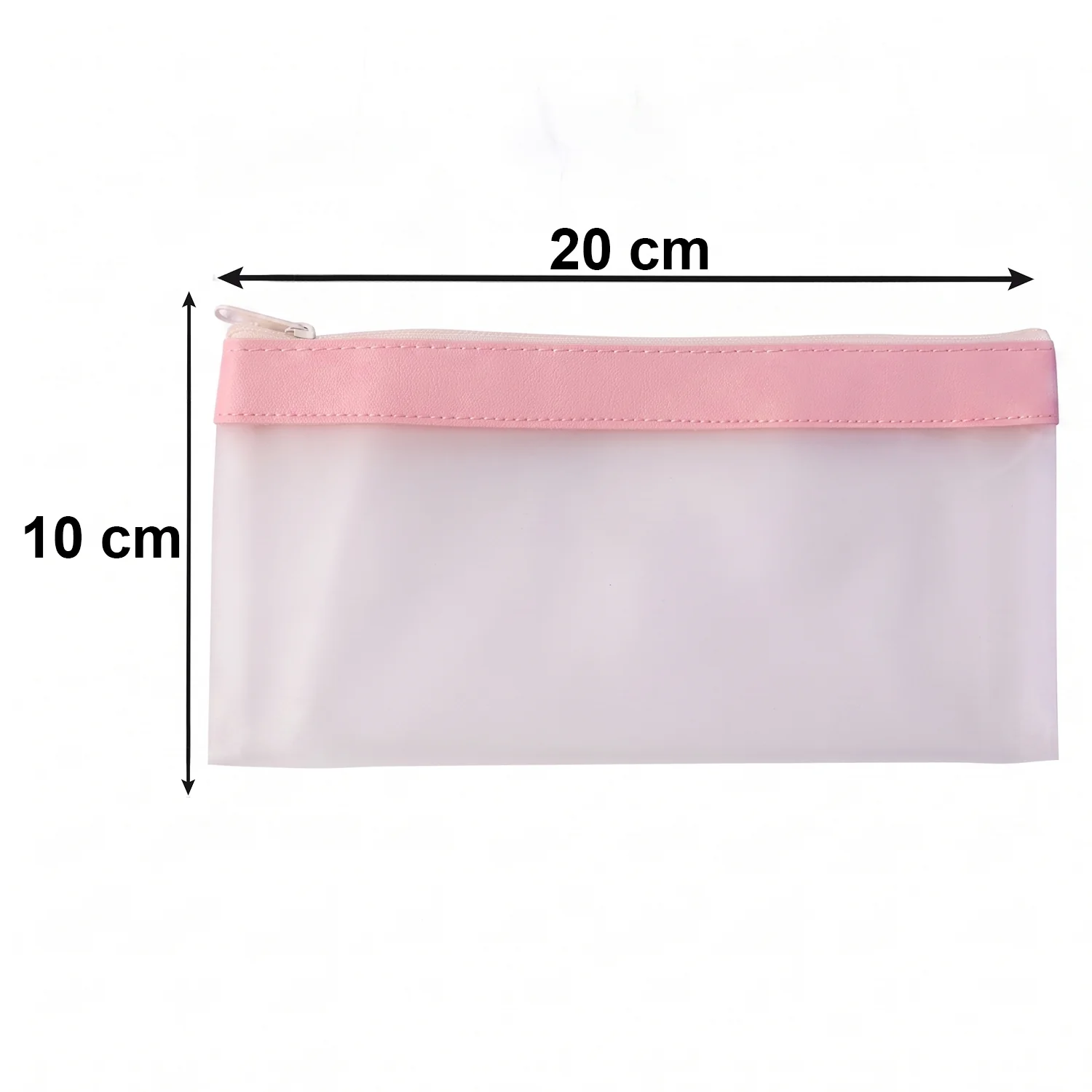 Transparent Multipurpose Zipper Pouch Bag (1 Pc) - Image 6