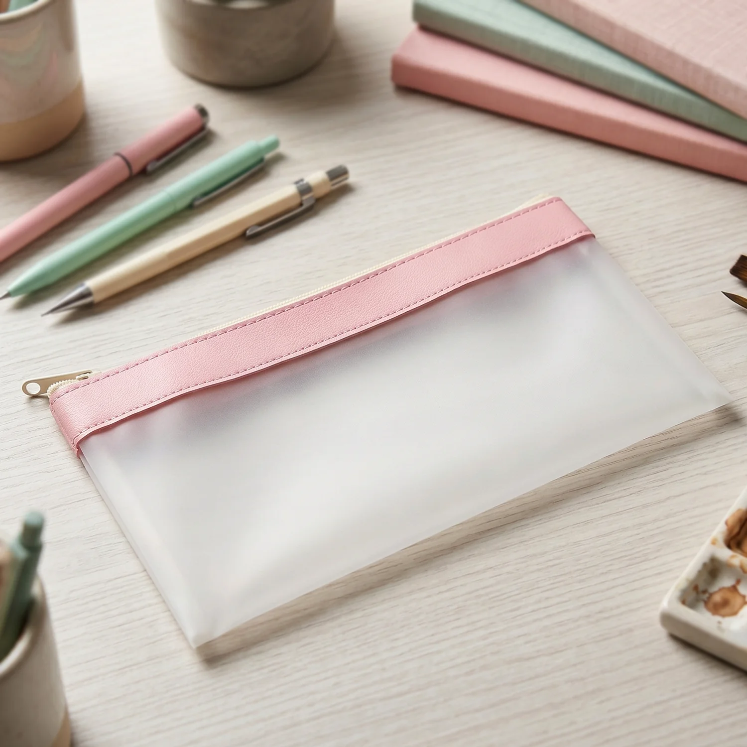 Transparent Multipurpose Zipper Pouch Bag (1 Pc) - Image 7