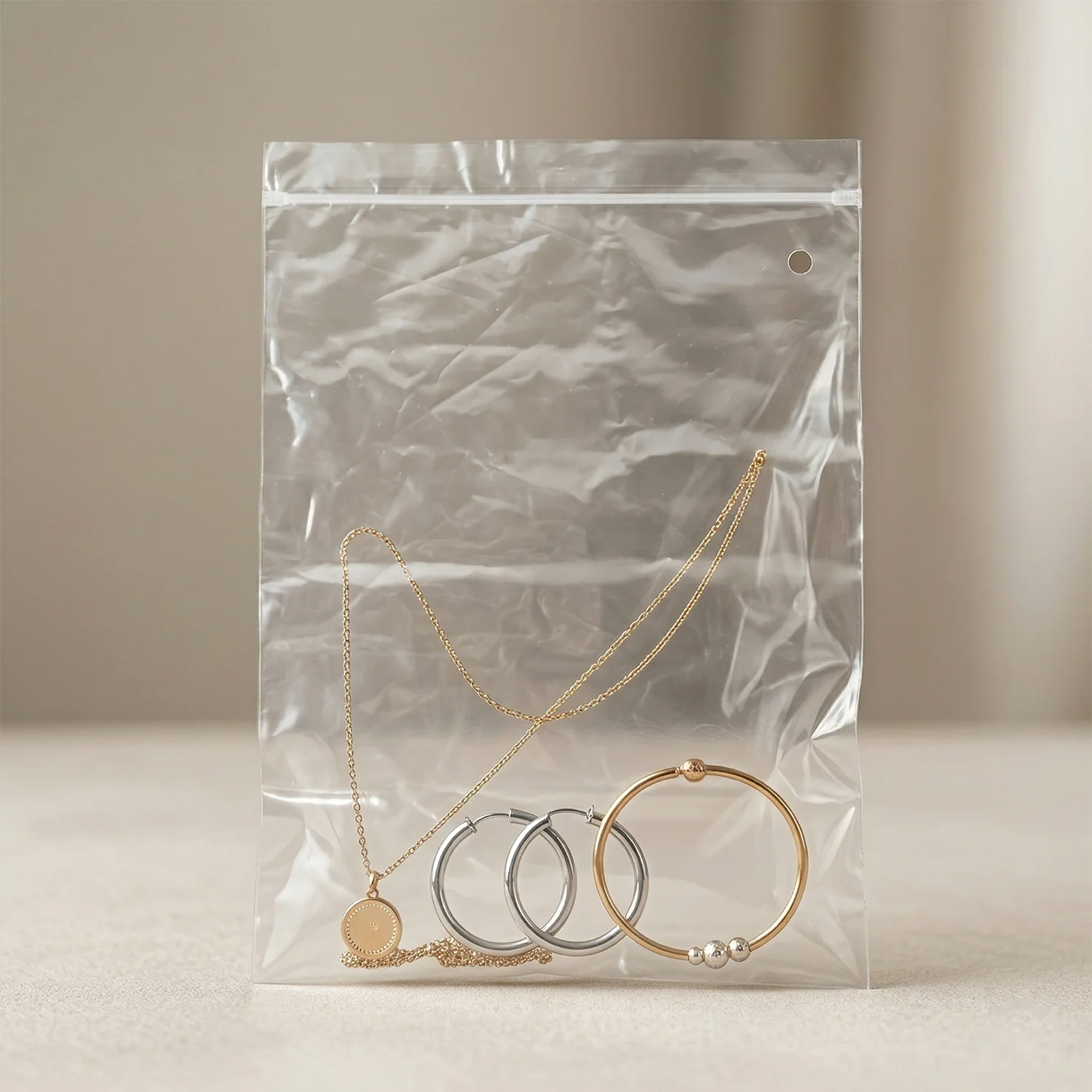 Transparent Plastic Zip Lock Bag (1 Pc, 33x23 Cm) - Image 5
