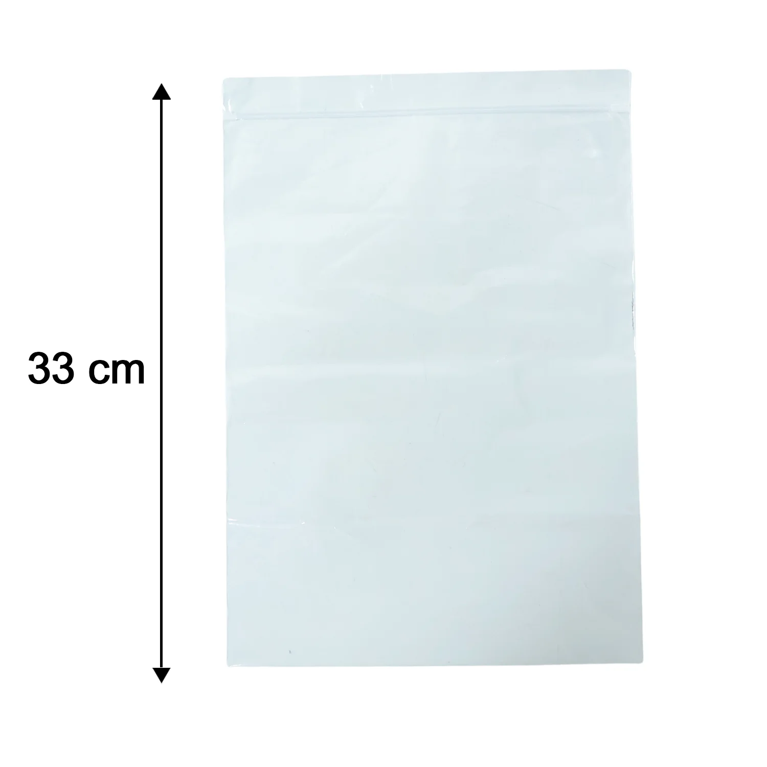 Transparent Plastic Zip Lock Bag (1 Pc, 33x23 Cm) - Image 6