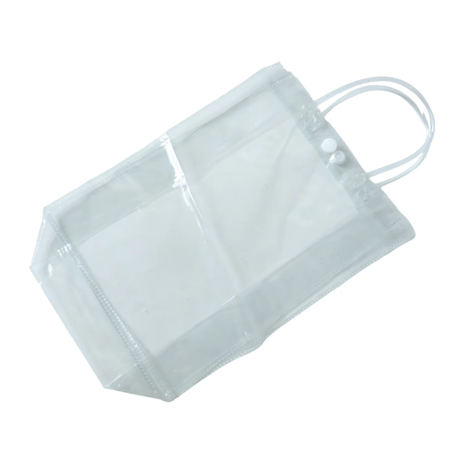 Transparent PVC Carry Bag (1 Pc, 22 x 16 Cm) - Image 4