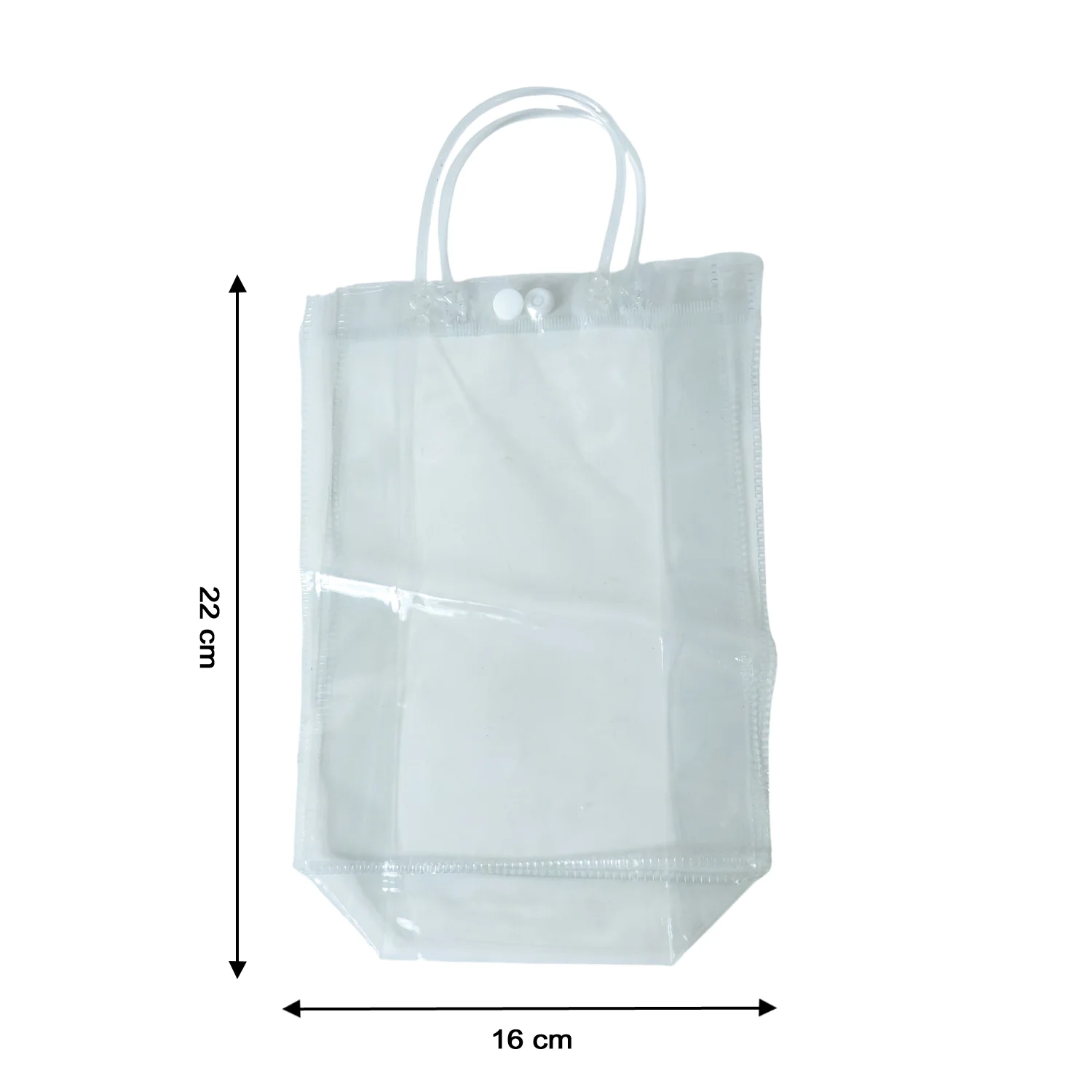 Transparent PVC Carry Bag (1 Pc, 22 x 16 Cm) - Image 6