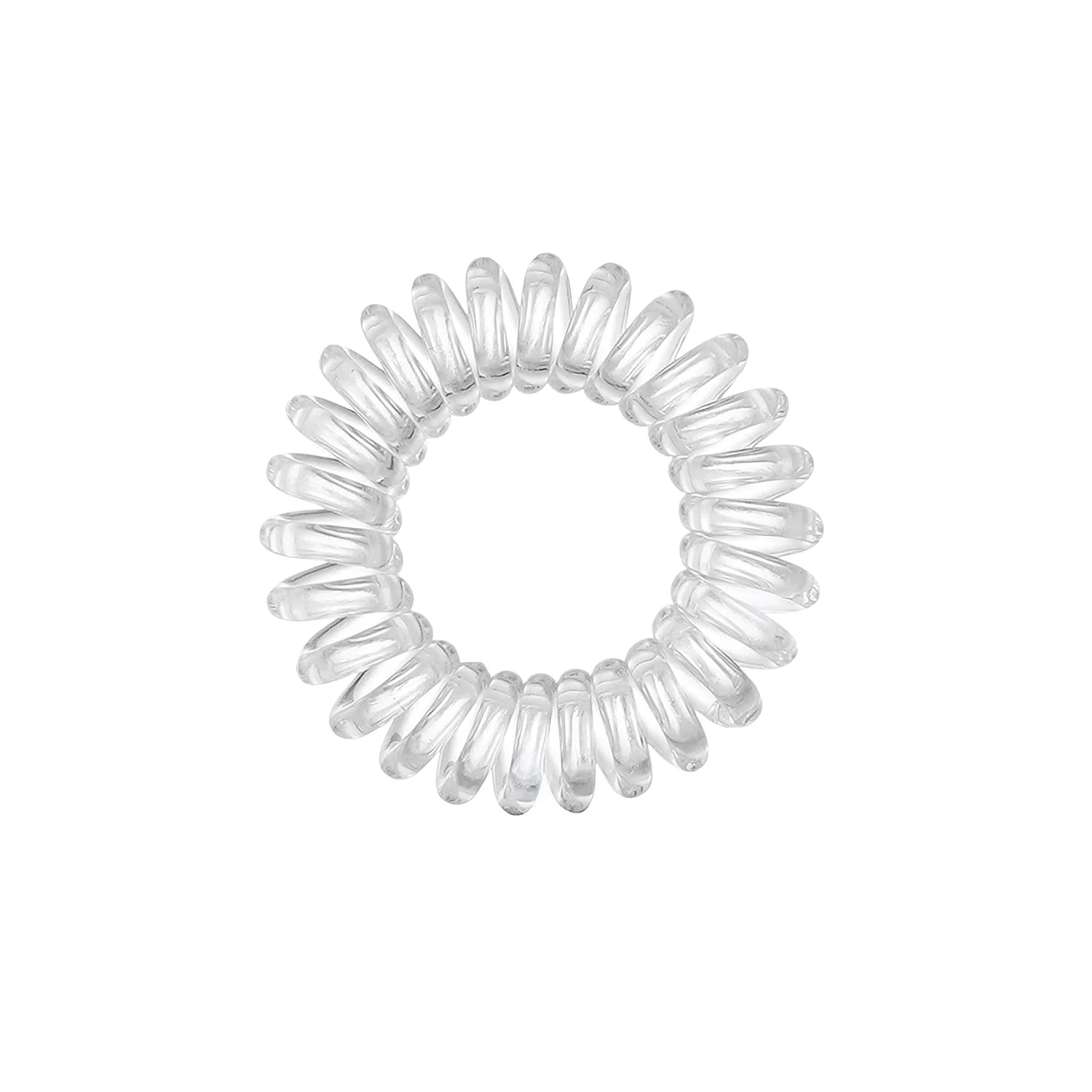 Transparent Spiral Coil Hair Band With Case 3 Pc Set - Image 5