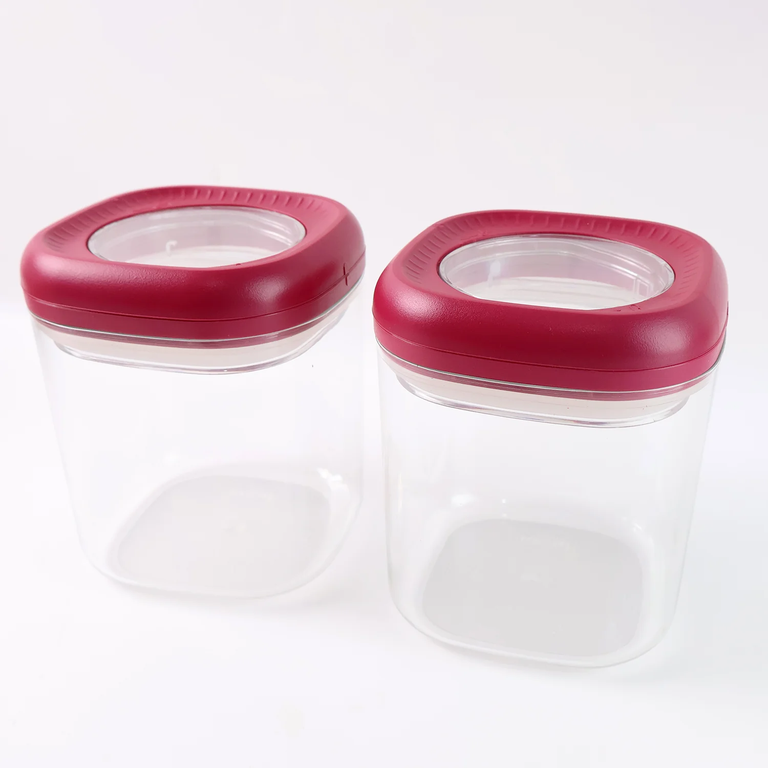Supermom Transparent Twist Lock Kitchen Storage Container Set (Approx 800ML & 2Pc) - Image 5