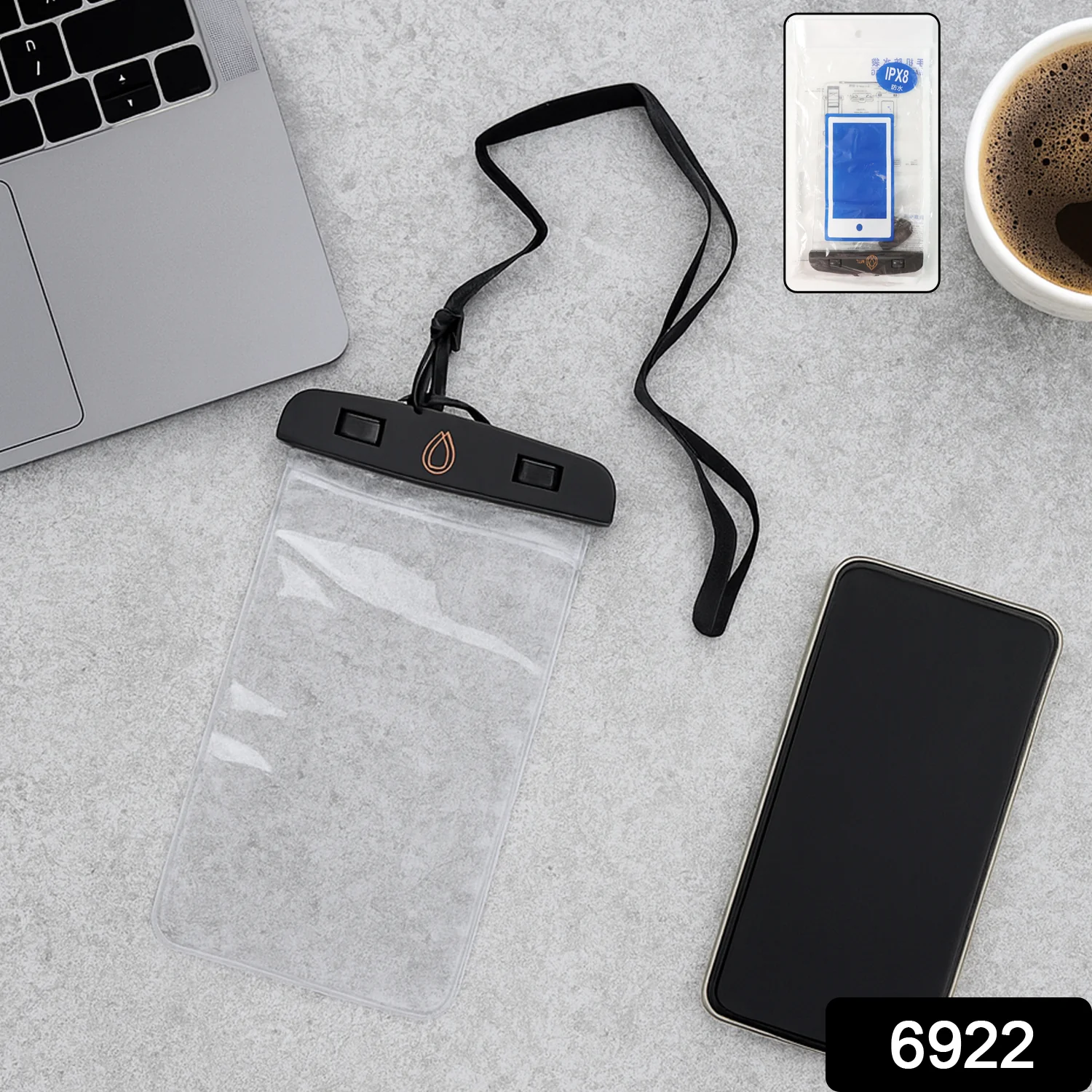 Transparent Waterproof Mobile Cover Pouch (1 Pc) - Image 2