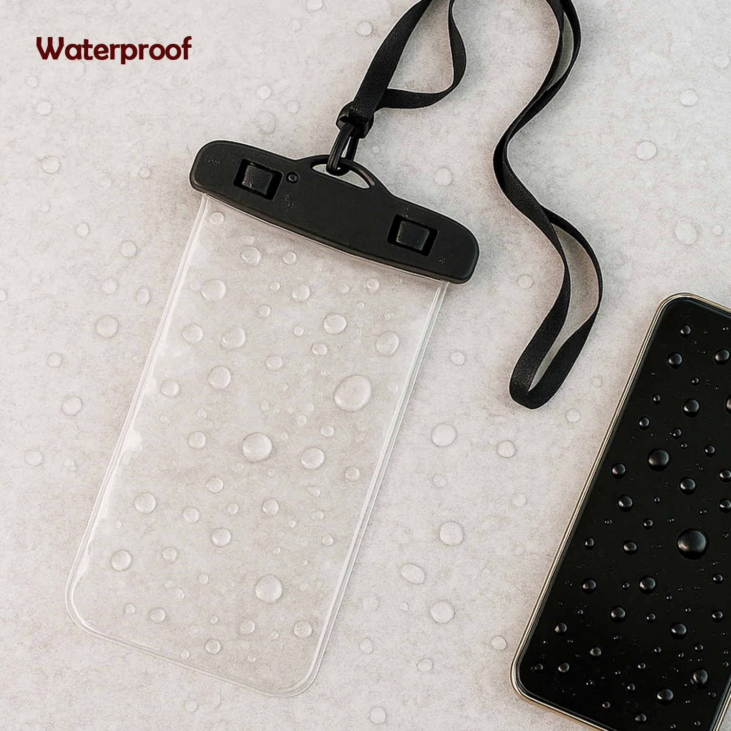 Transparent Waterproof Mobile Cover Pouch (1 Pc) - Image 4