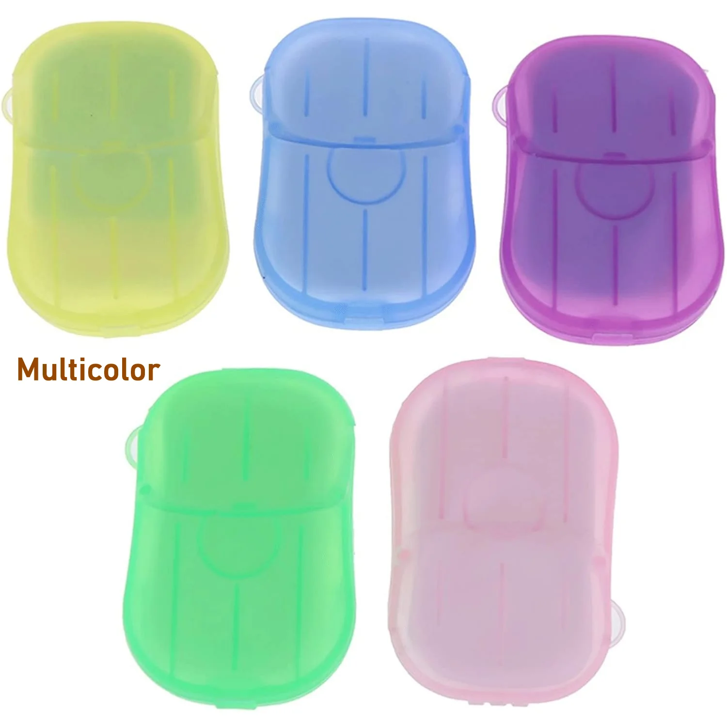 Travel Paper Soap Sheet with Mini Box (20 Sheets in a Pack Approx / Mix Color) - Image 10