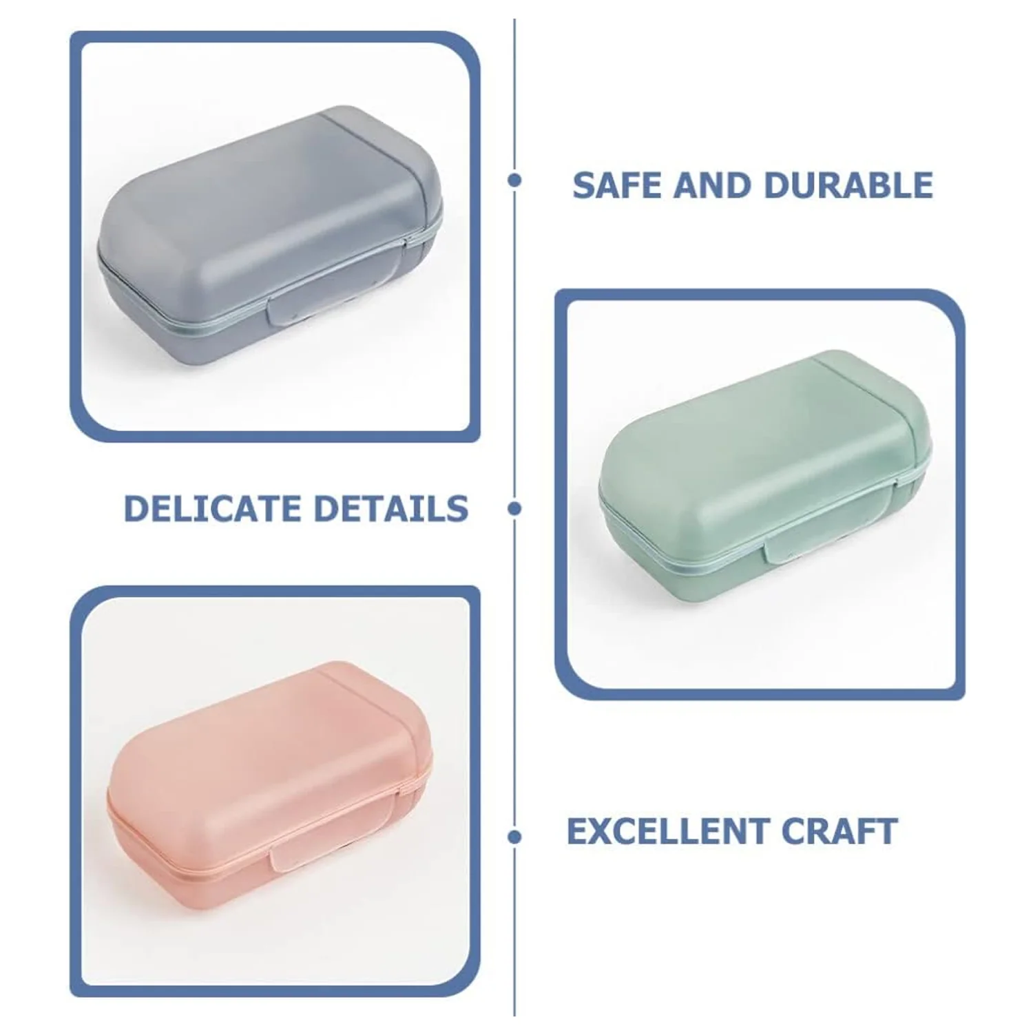 Travel Soap Container, Soap Travel Case with Lid ,Sabudani (1 Pc) - Image 10
