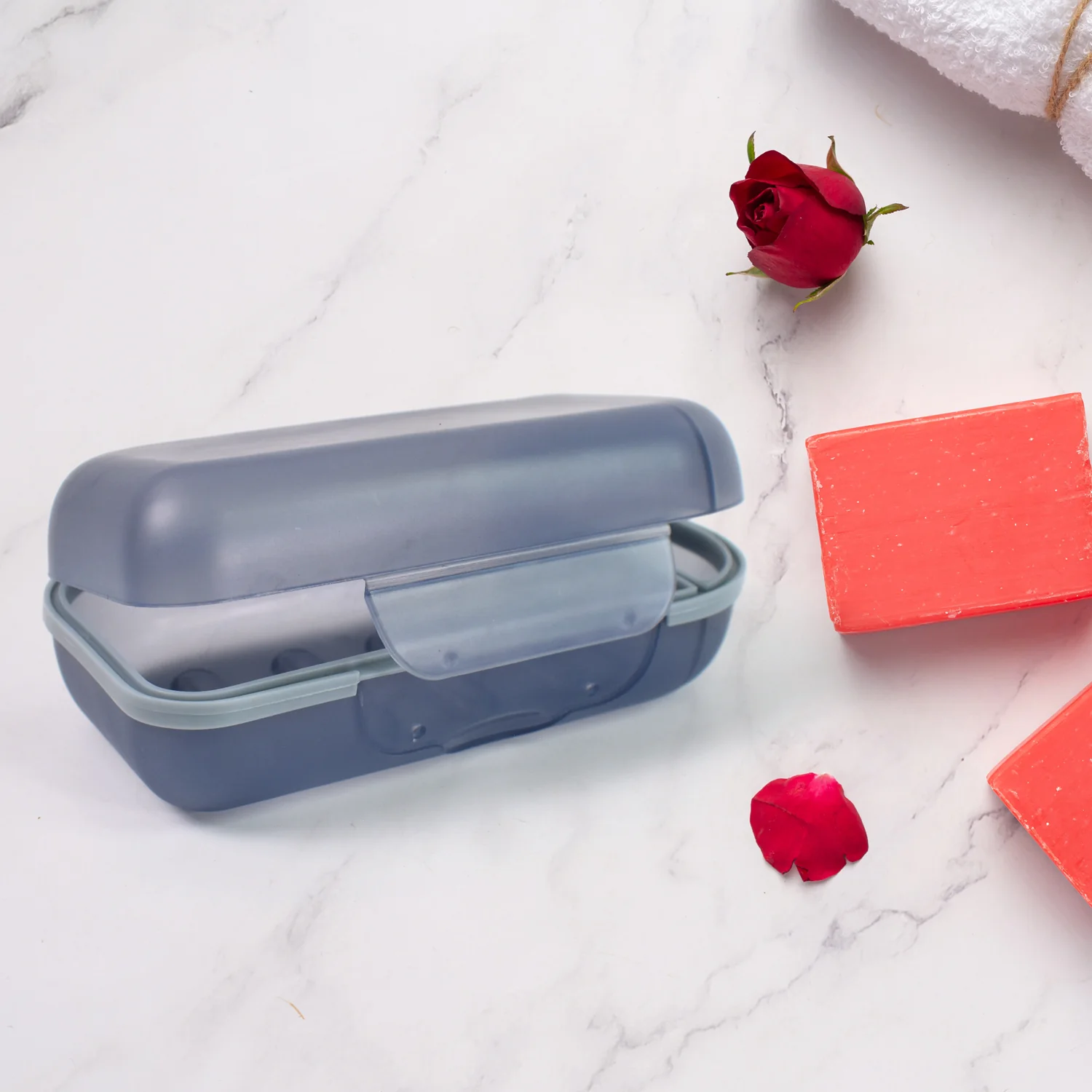 Travel Soap Container, Soap Travel Case with Lid ,Sabudani (1 Pc) - Image 2