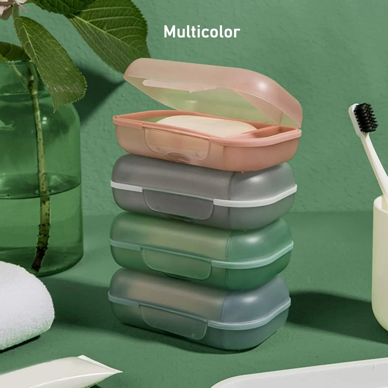 Travel Soap Container, Soap Travel Case with Lid ,Sabudani (1 Pc) - Image 9
