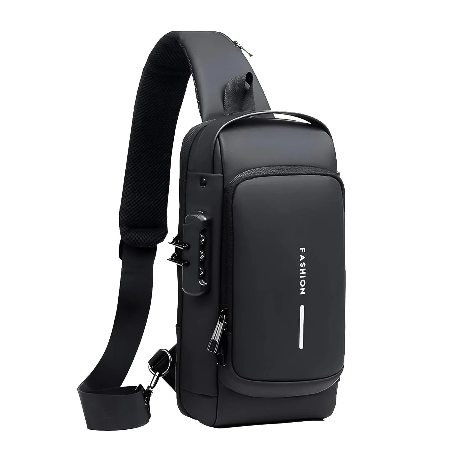 Trendy Anti-Theft Crossbody Sling Bag with USB Charging Port (1 Pc) - Image 5