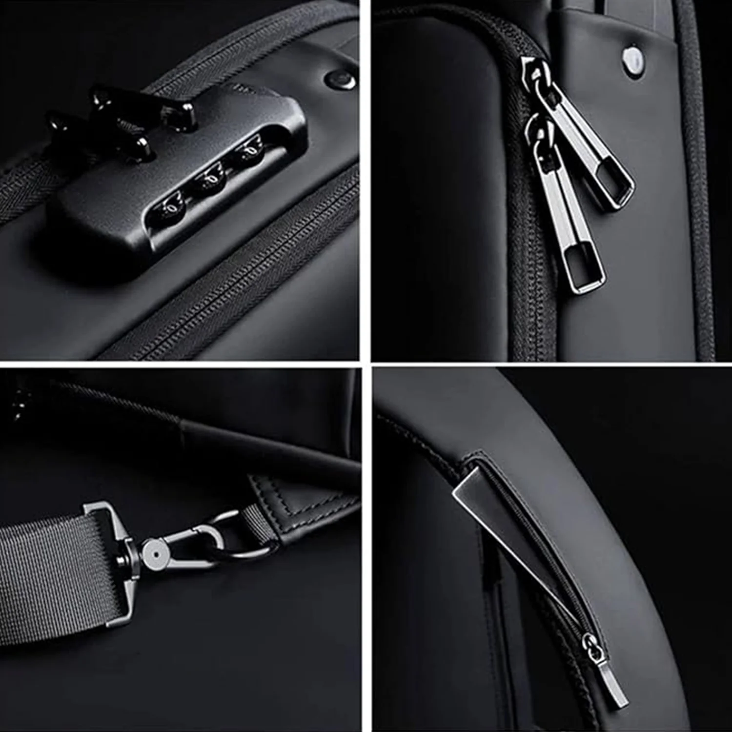 Trendy Anti-Theft Crossbody Sling Bag with USB Charging Port (1 Pc) - Image 7
