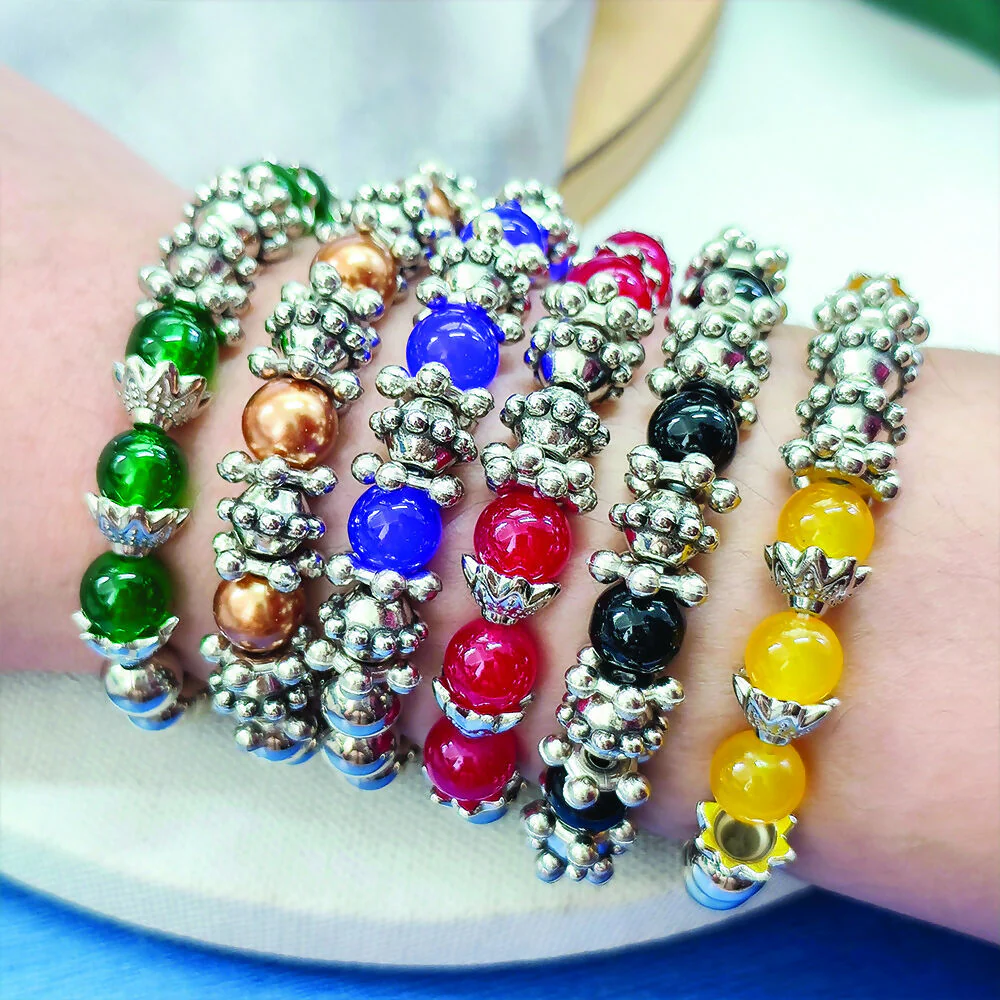Trendy Beads Bracelet Combo Pack of 6 Stylish Bracelets - Image 2