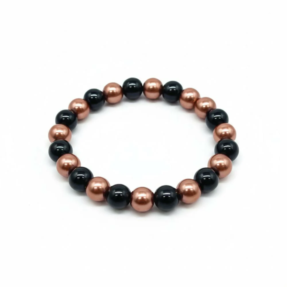 Trendy Black and Gold Bracelet – Unisex - Image 4