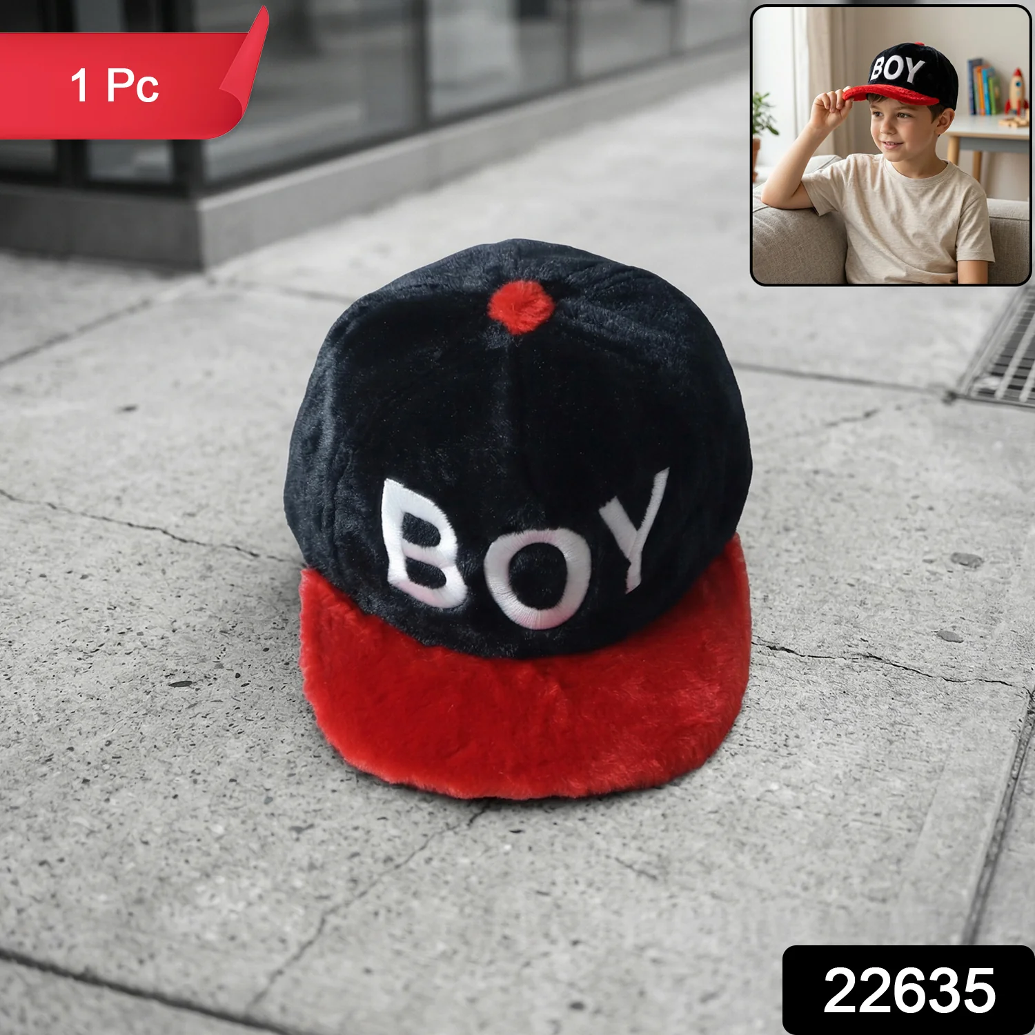Trendy Boys Printed Fashion Cap( 1 Pc) - Image 2